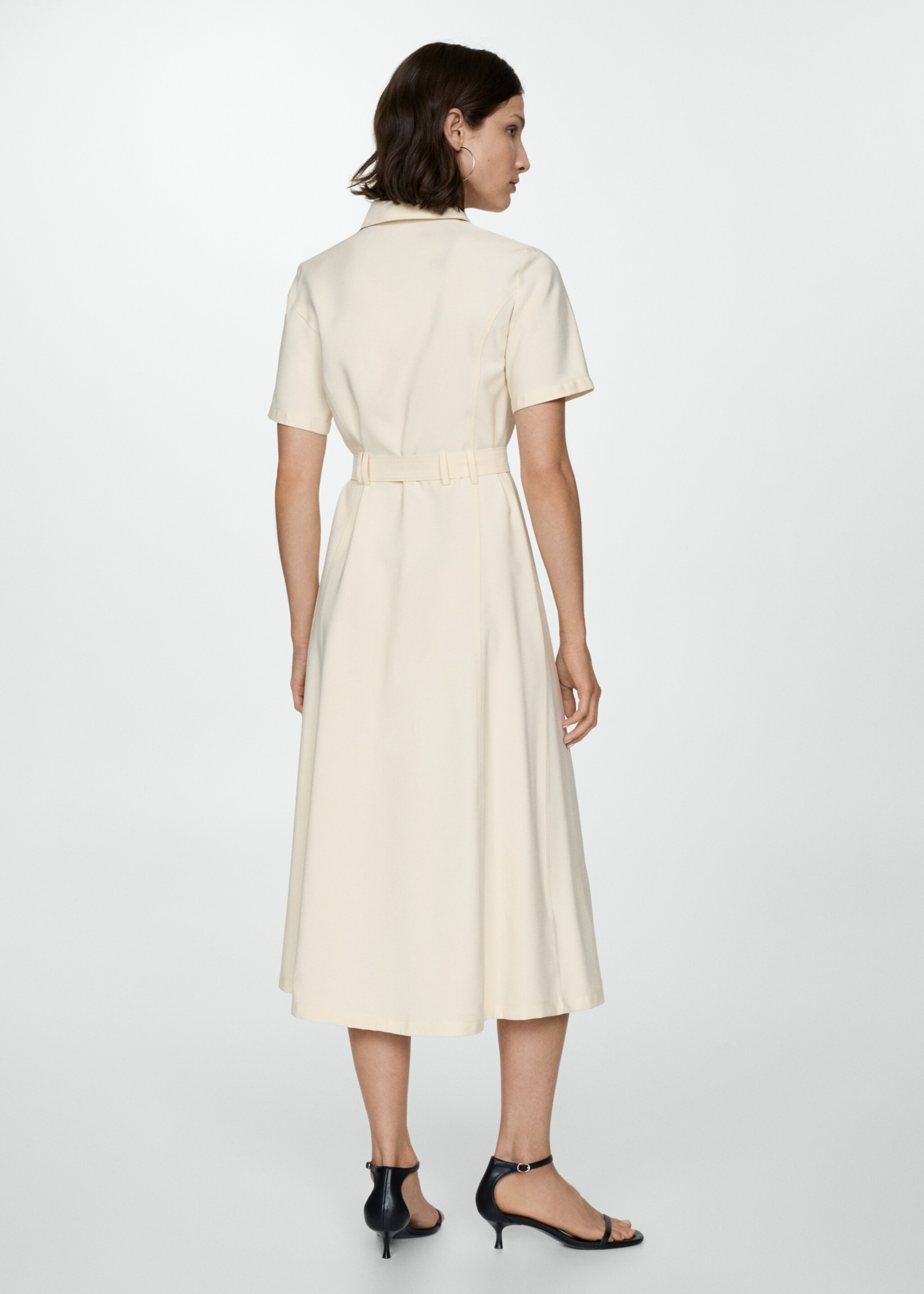 Bow shirt dress - Reverse of the article