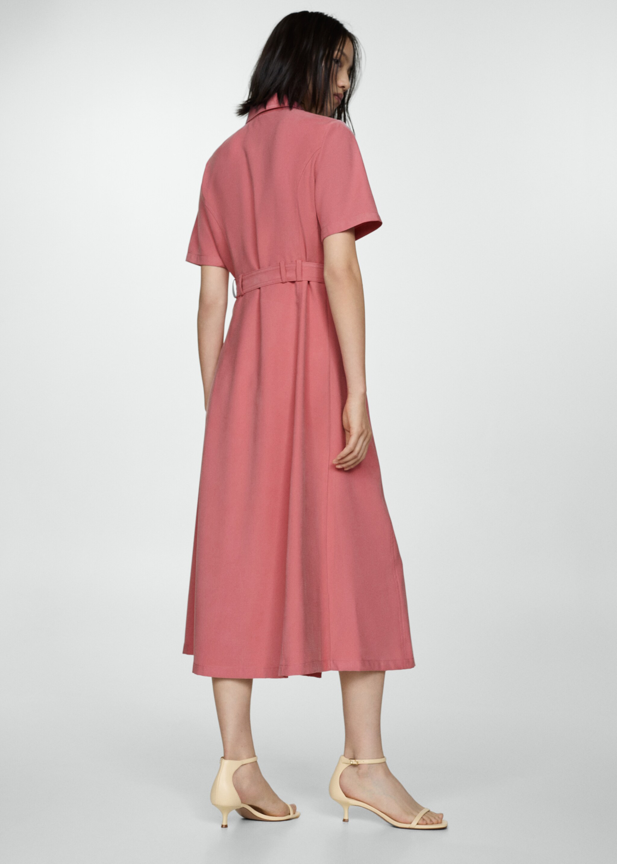 Bow shirt dress - Reverse of the article