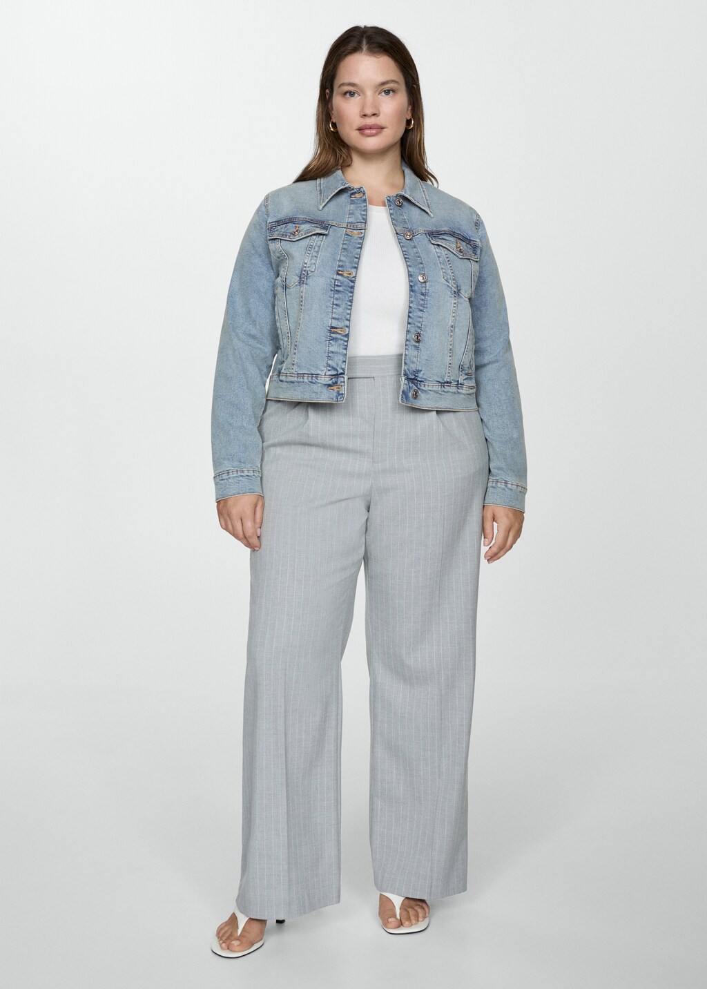 Denim jacket mango deals