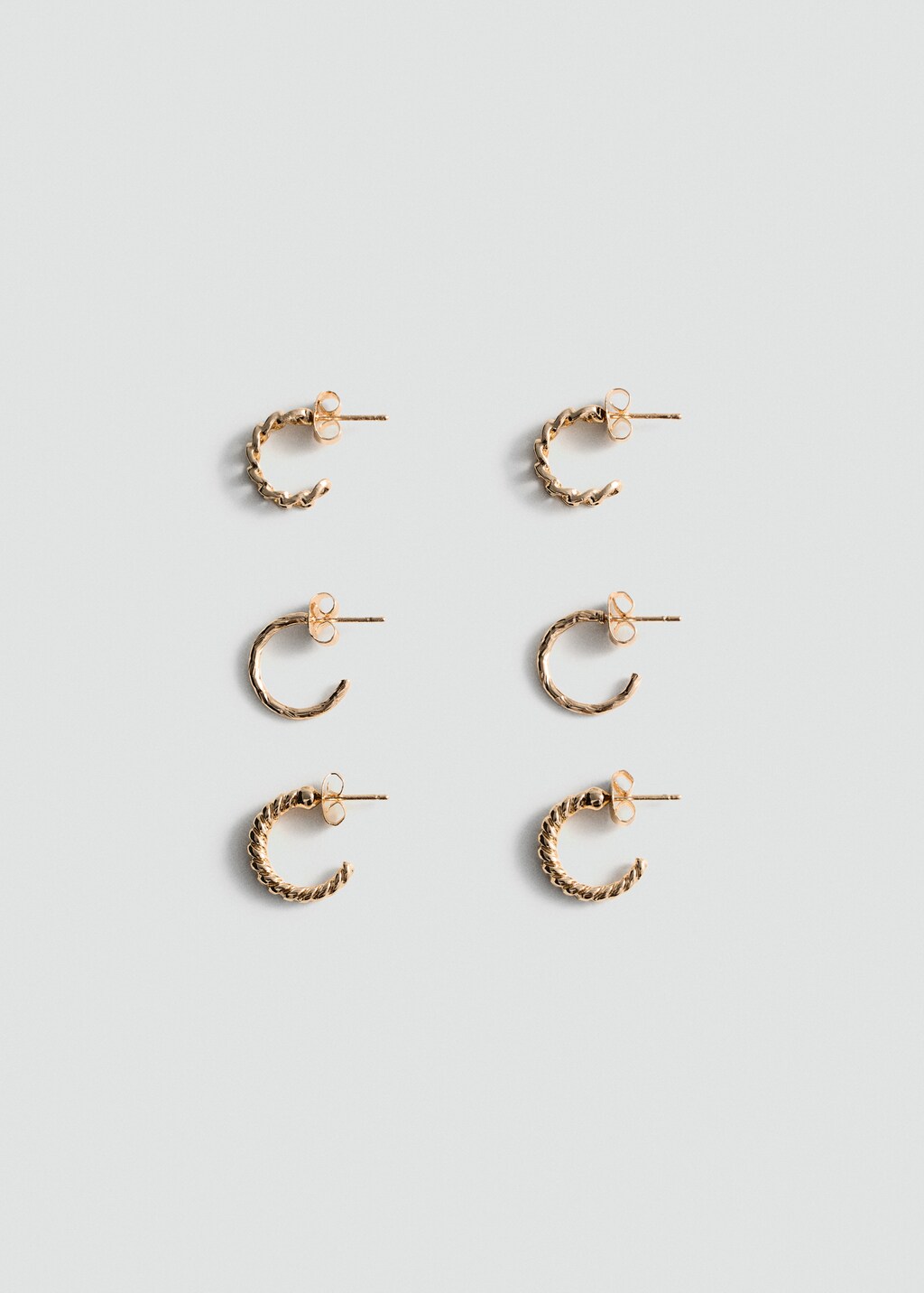 Mango gold hoops deals