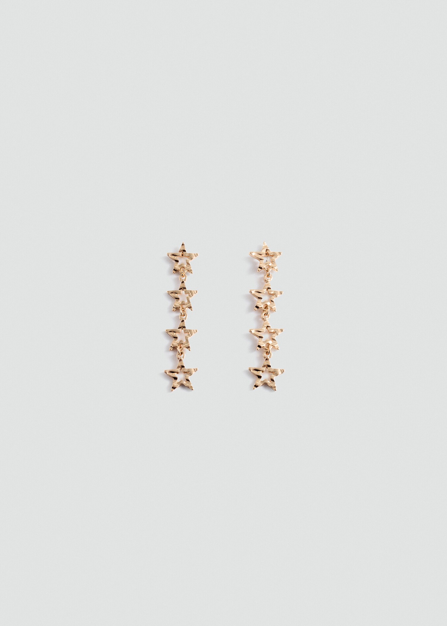 Pendientes largos estrellas - Artículo sin modelo