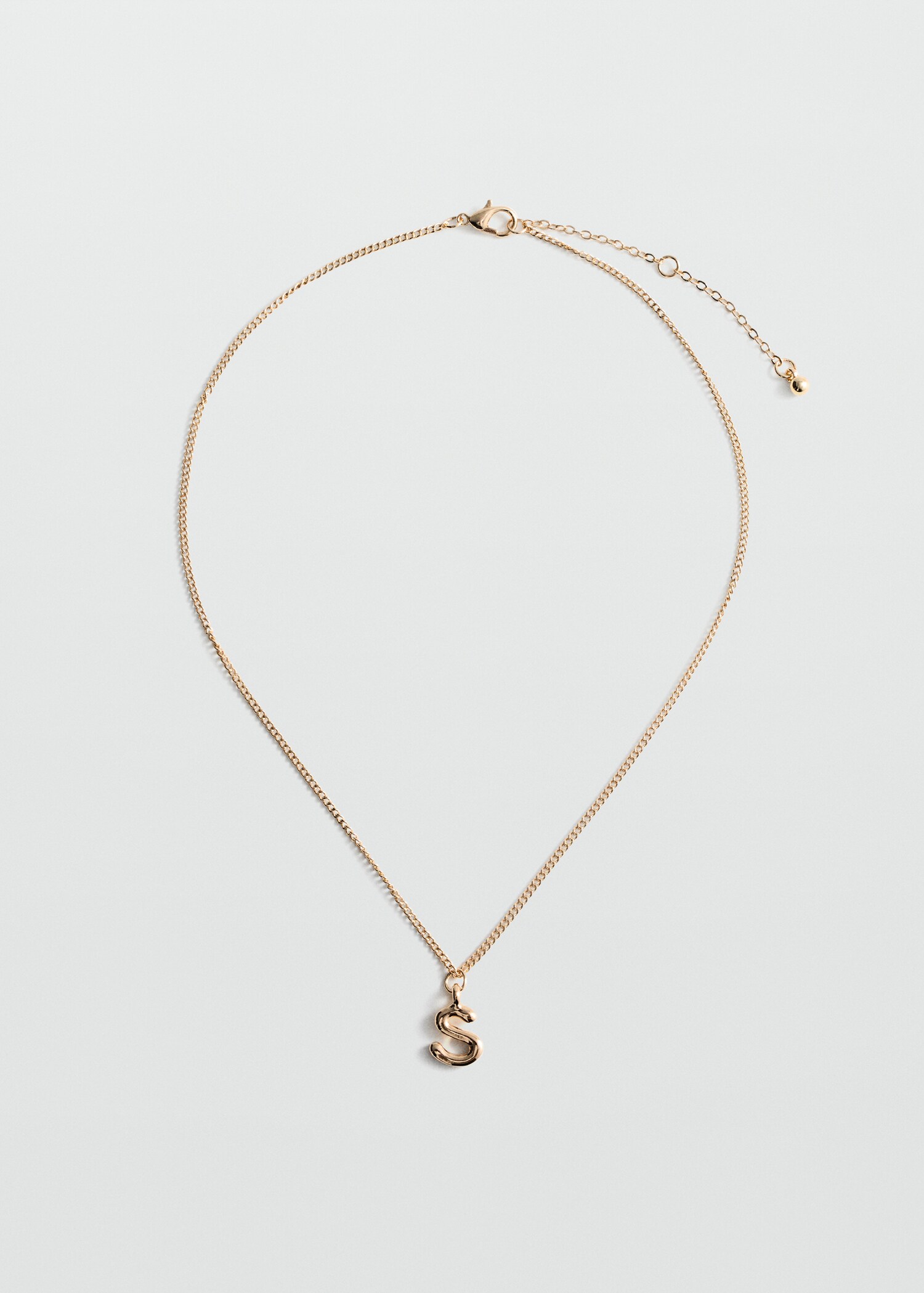 Letter Pendant Necklace - Article without model