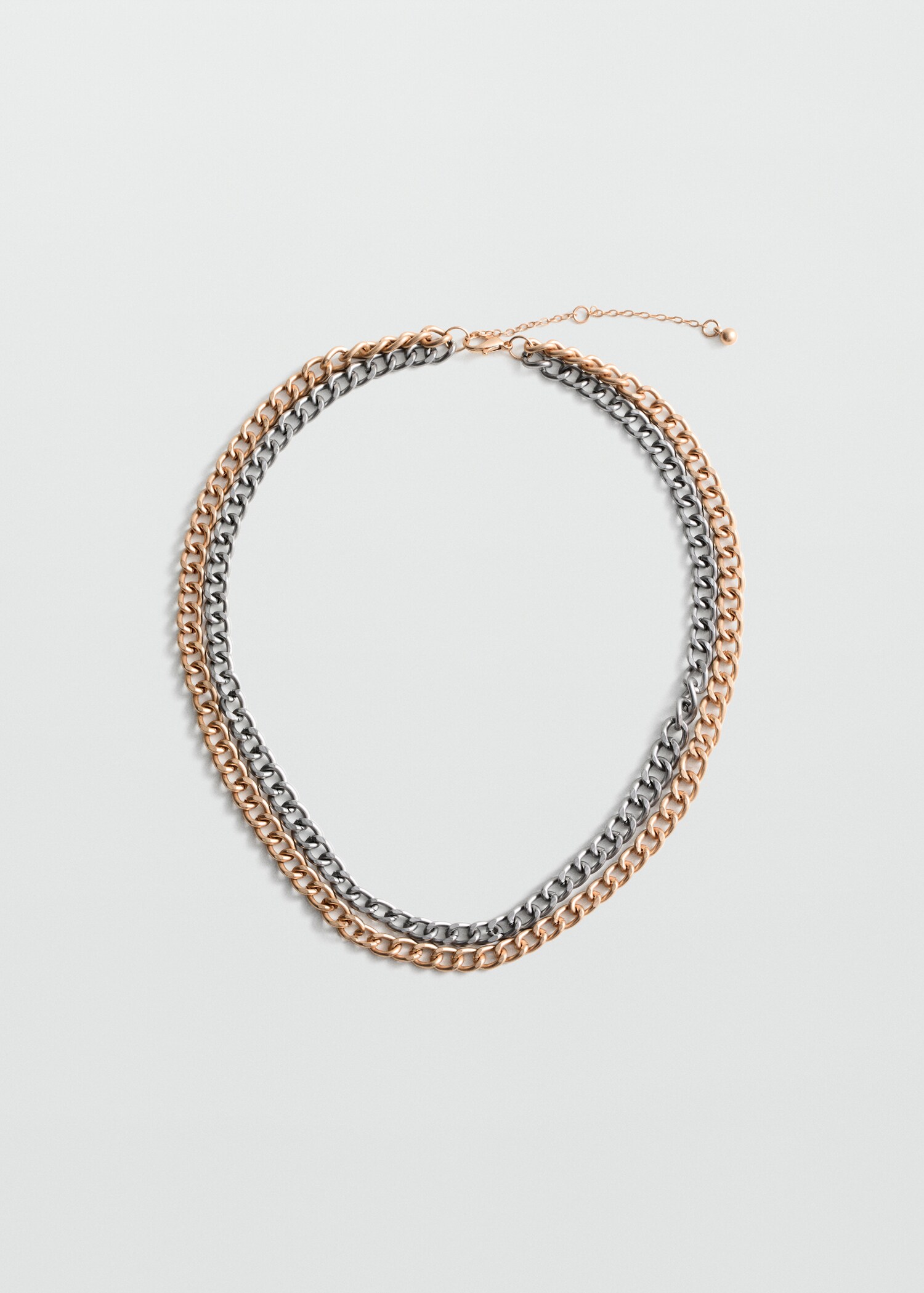 Double chain necklace - Article without model