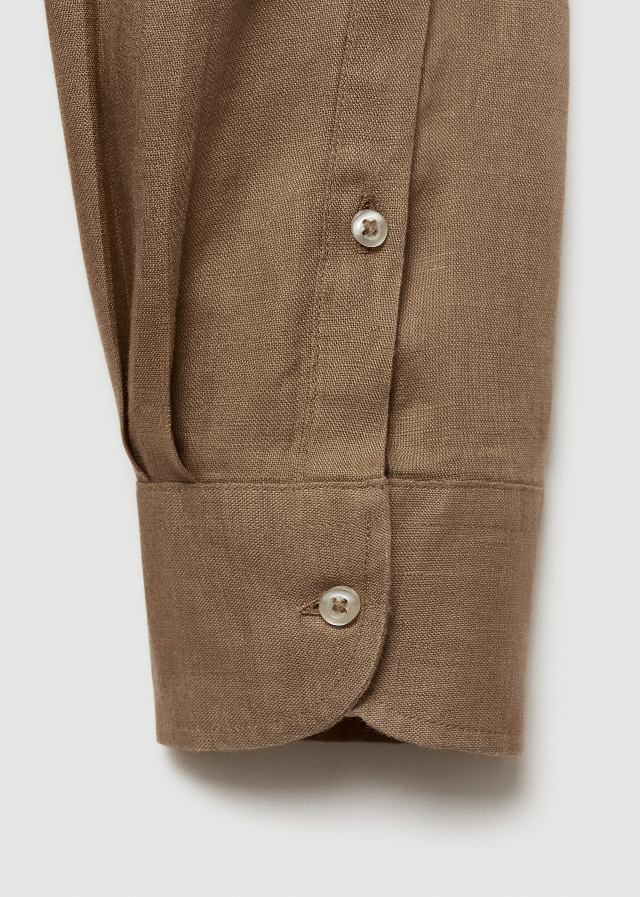 Camisa 100% lino cuello mao - Detalle del artículo 0