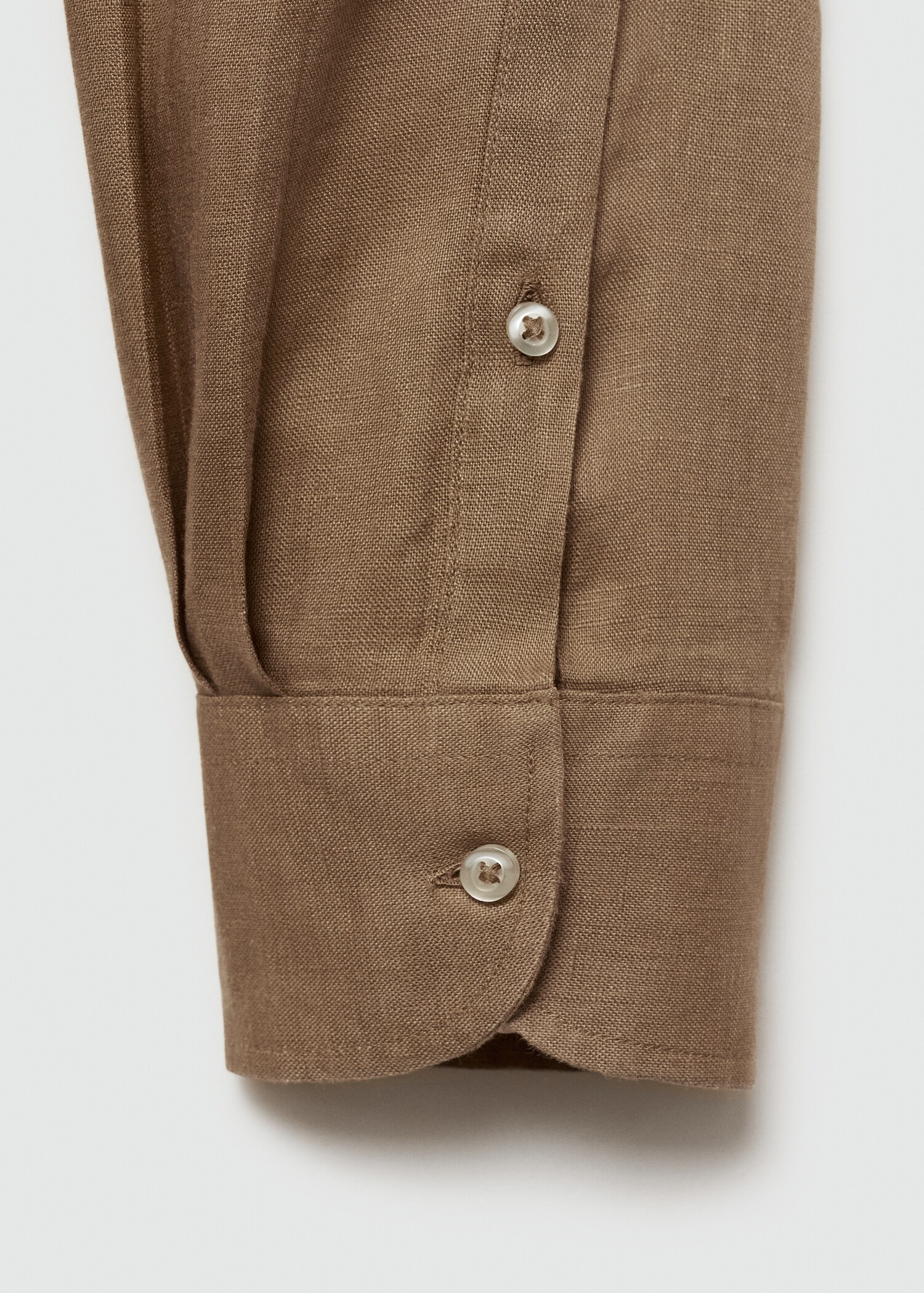 Camisa 100% lino cuello mao - Detalle del artículo 0