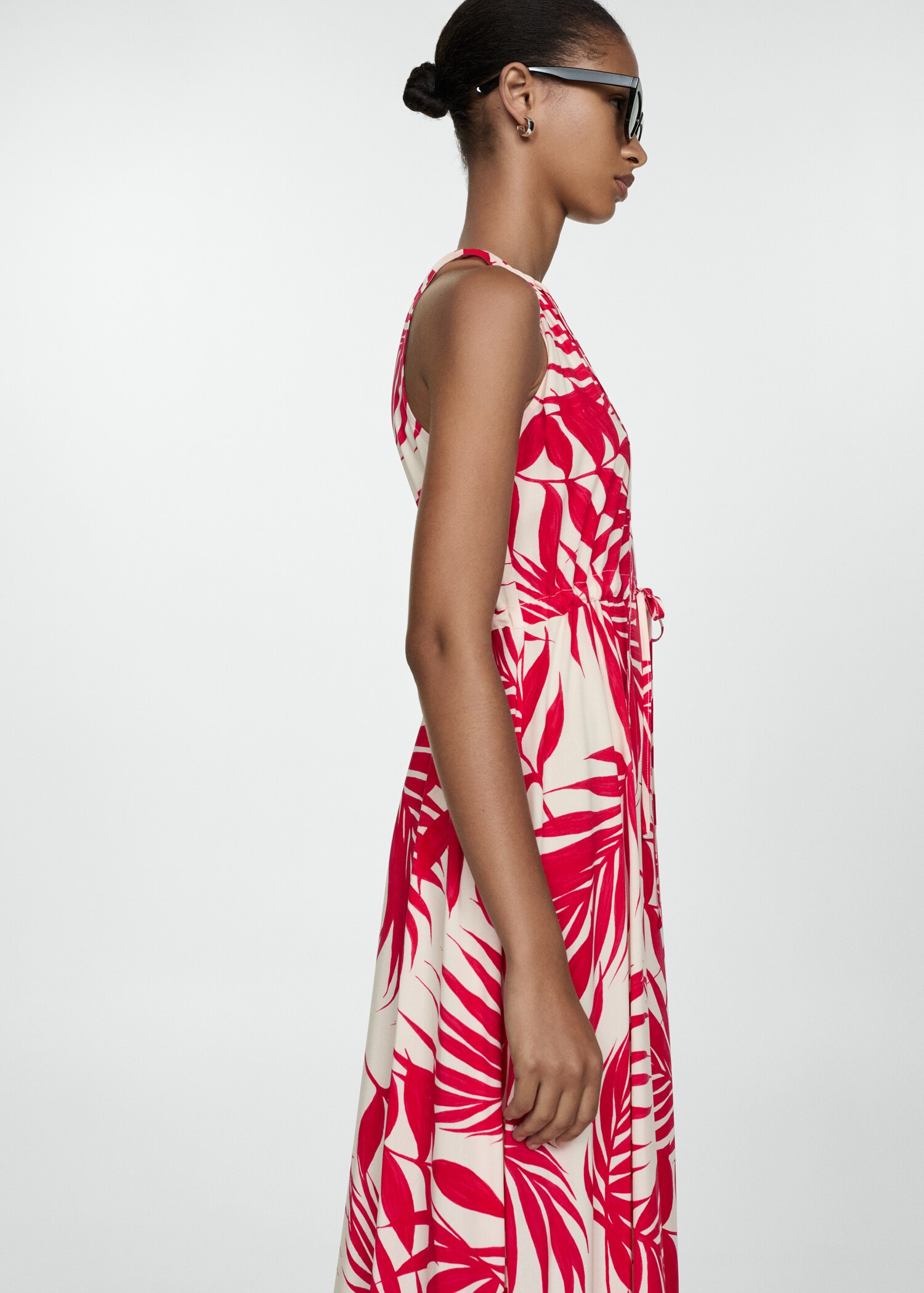 Bow printed dress - Medium plane