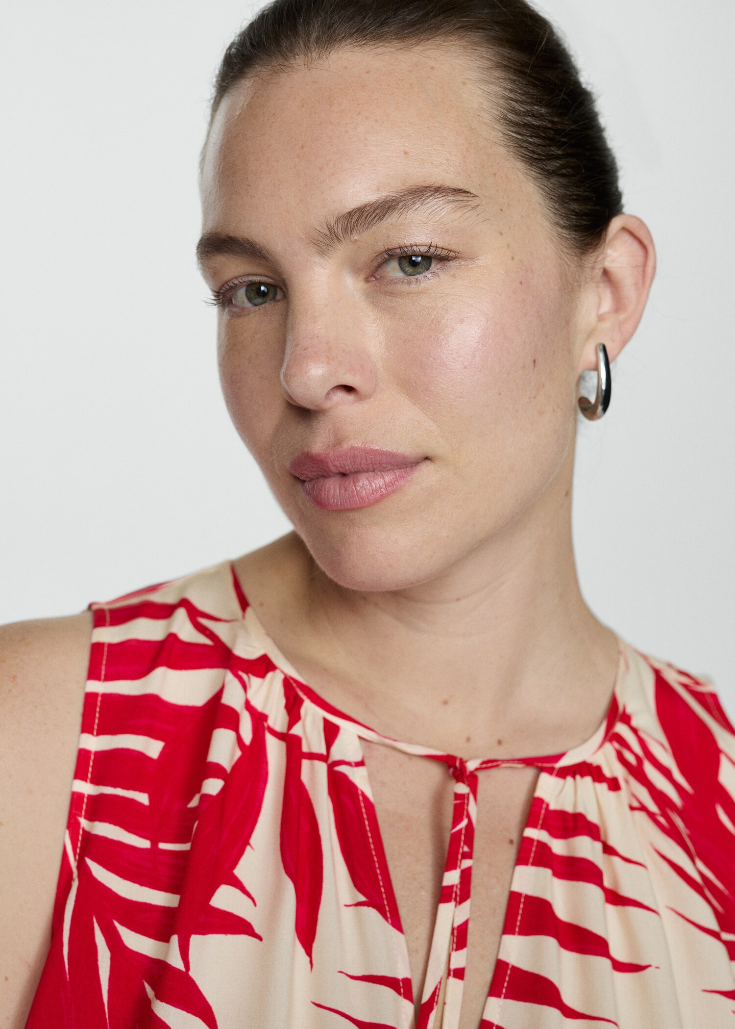 Bow printed dress - Details of the article 4
