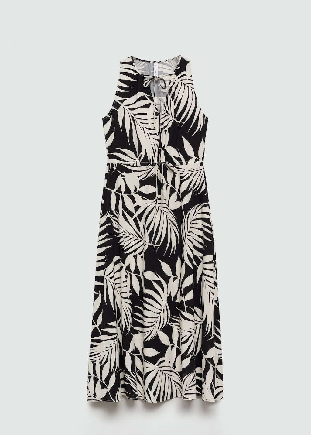 Printed bow dress mango online
