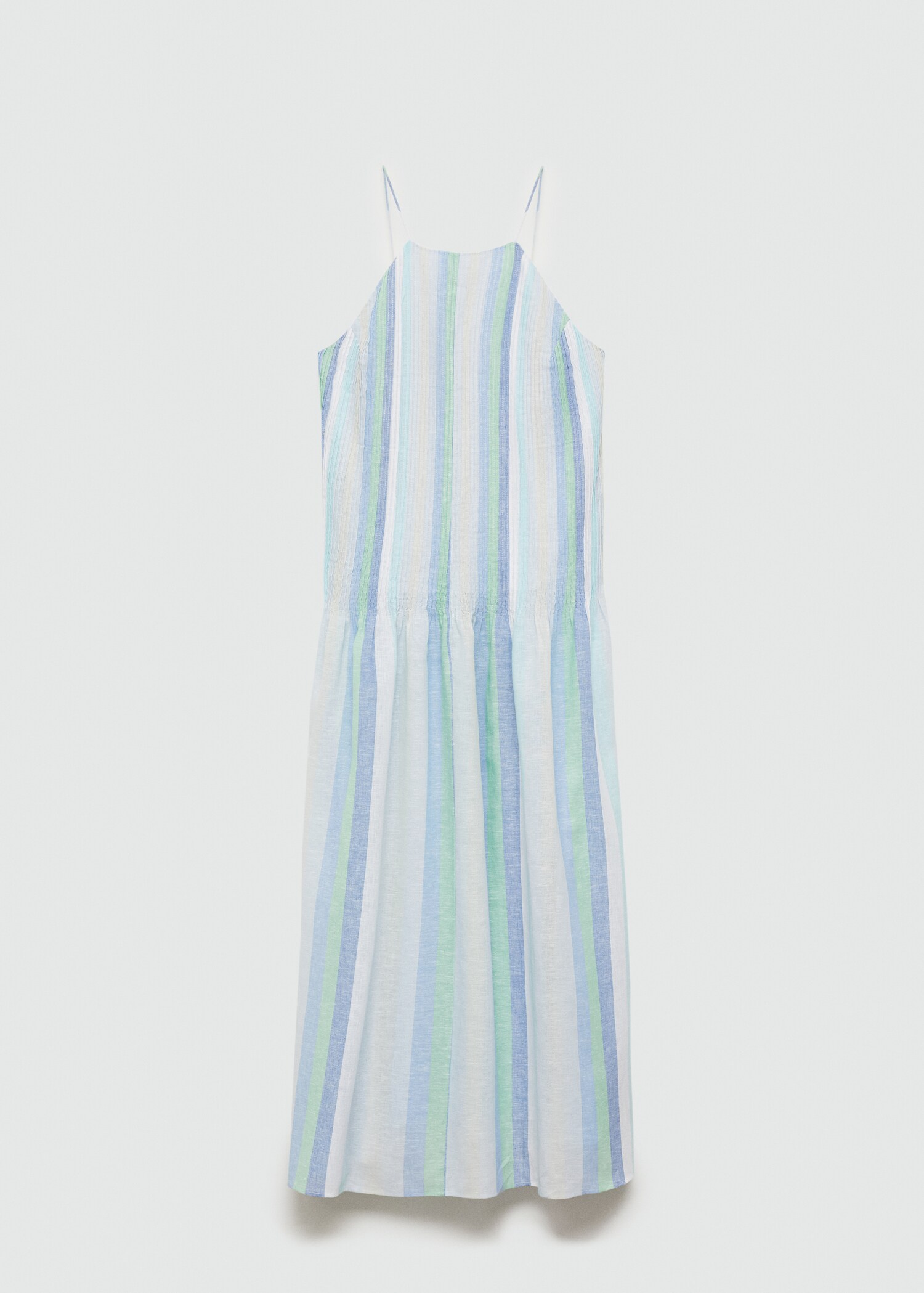 Robe lin rayée - Article sans modèle