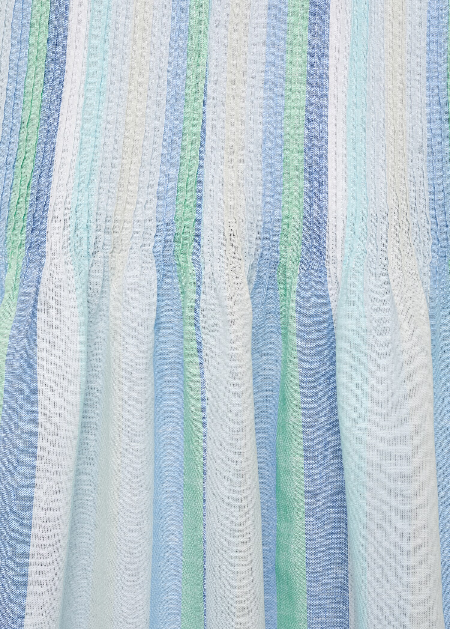 Robe lin rayée - Détail de l'article 0