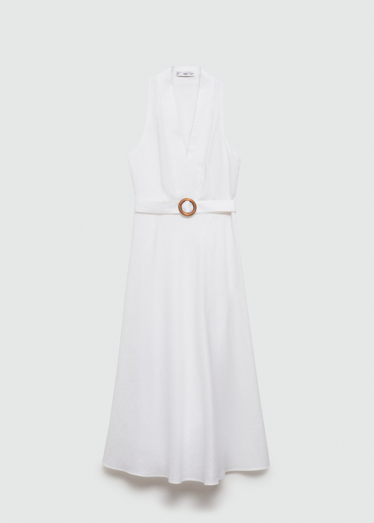 Belt linen dress - Article without model
