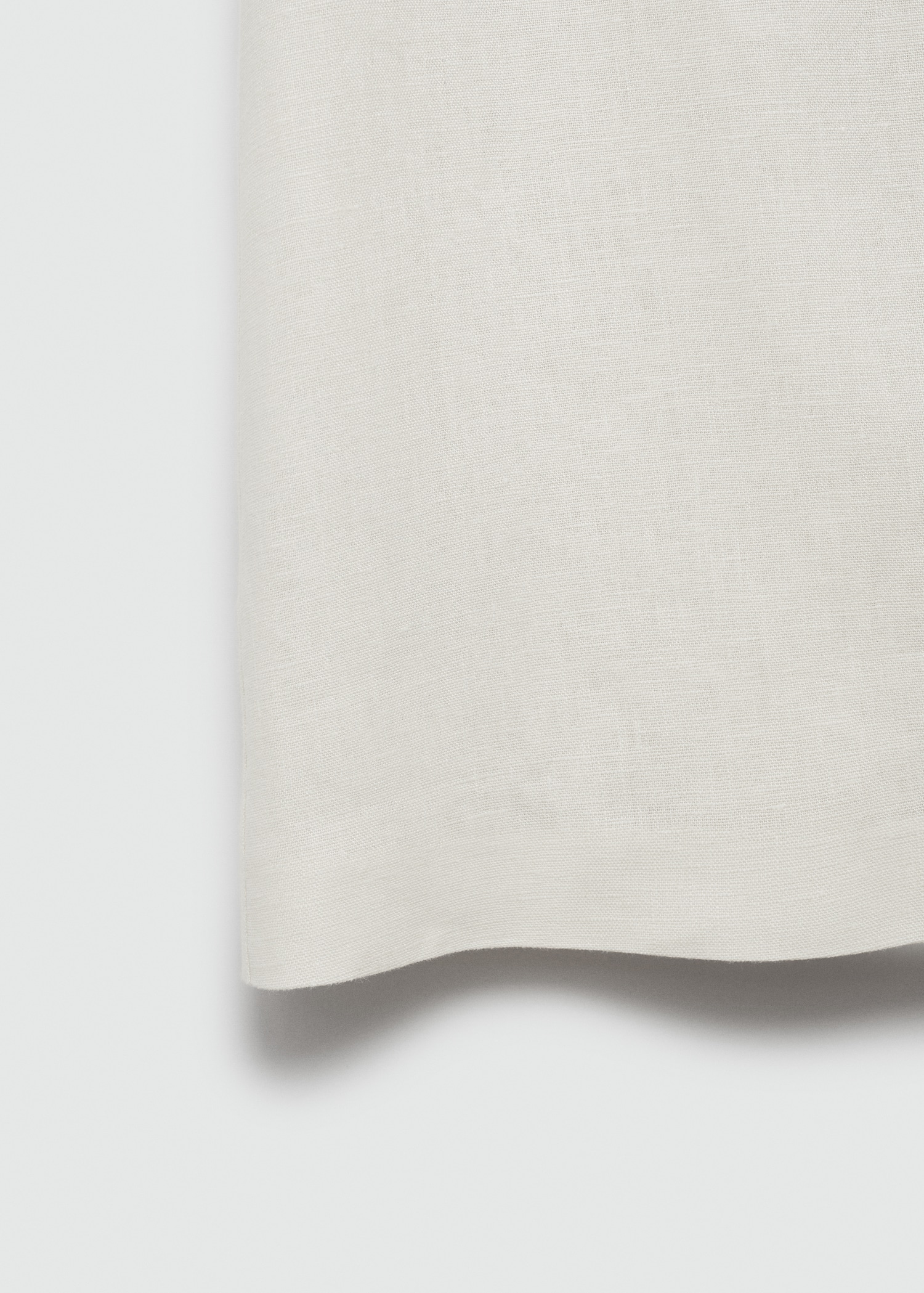 Linen dress with contrasting details - Details of the article 0