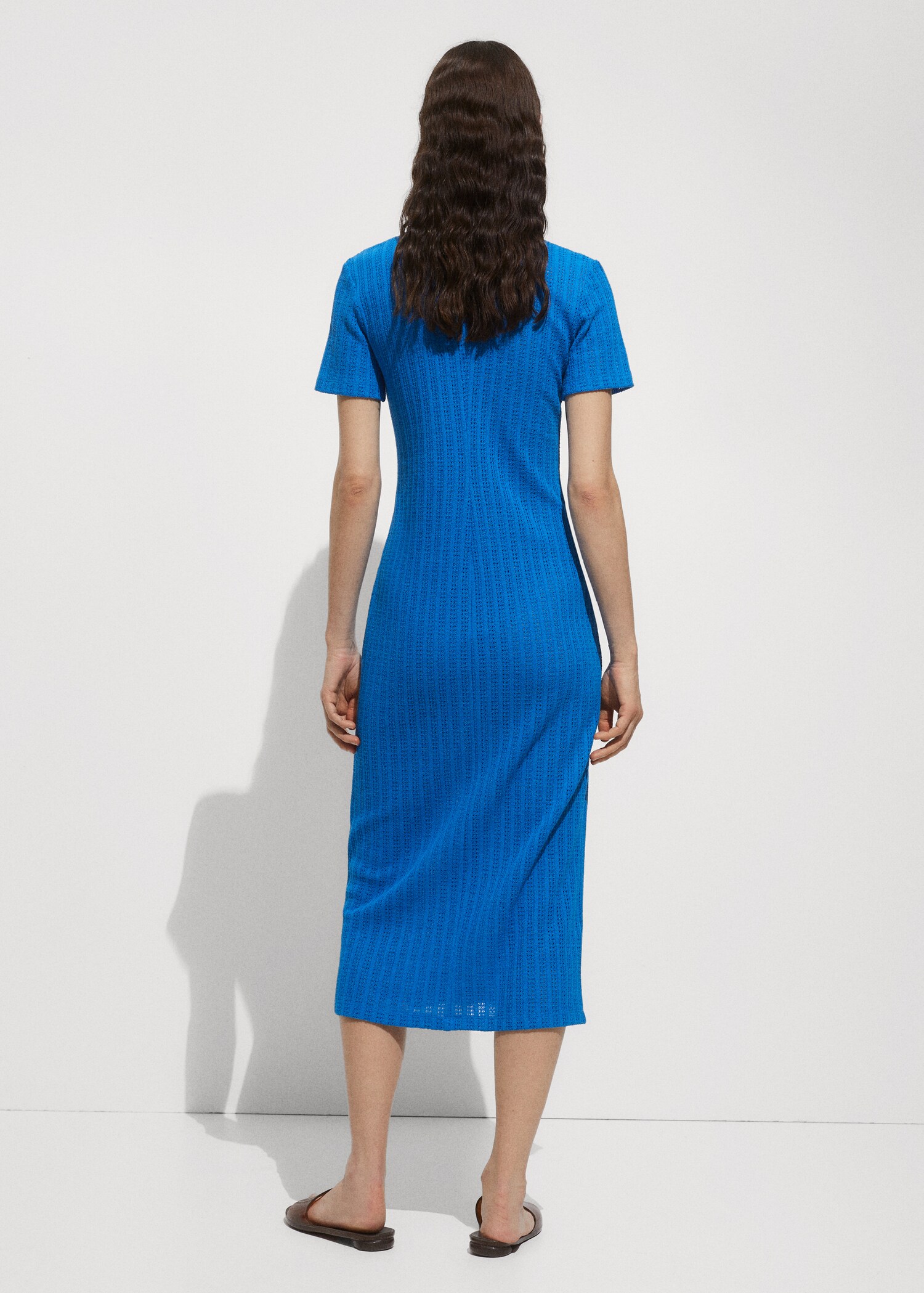 Vestido crochet botones - Reverso del artículo
