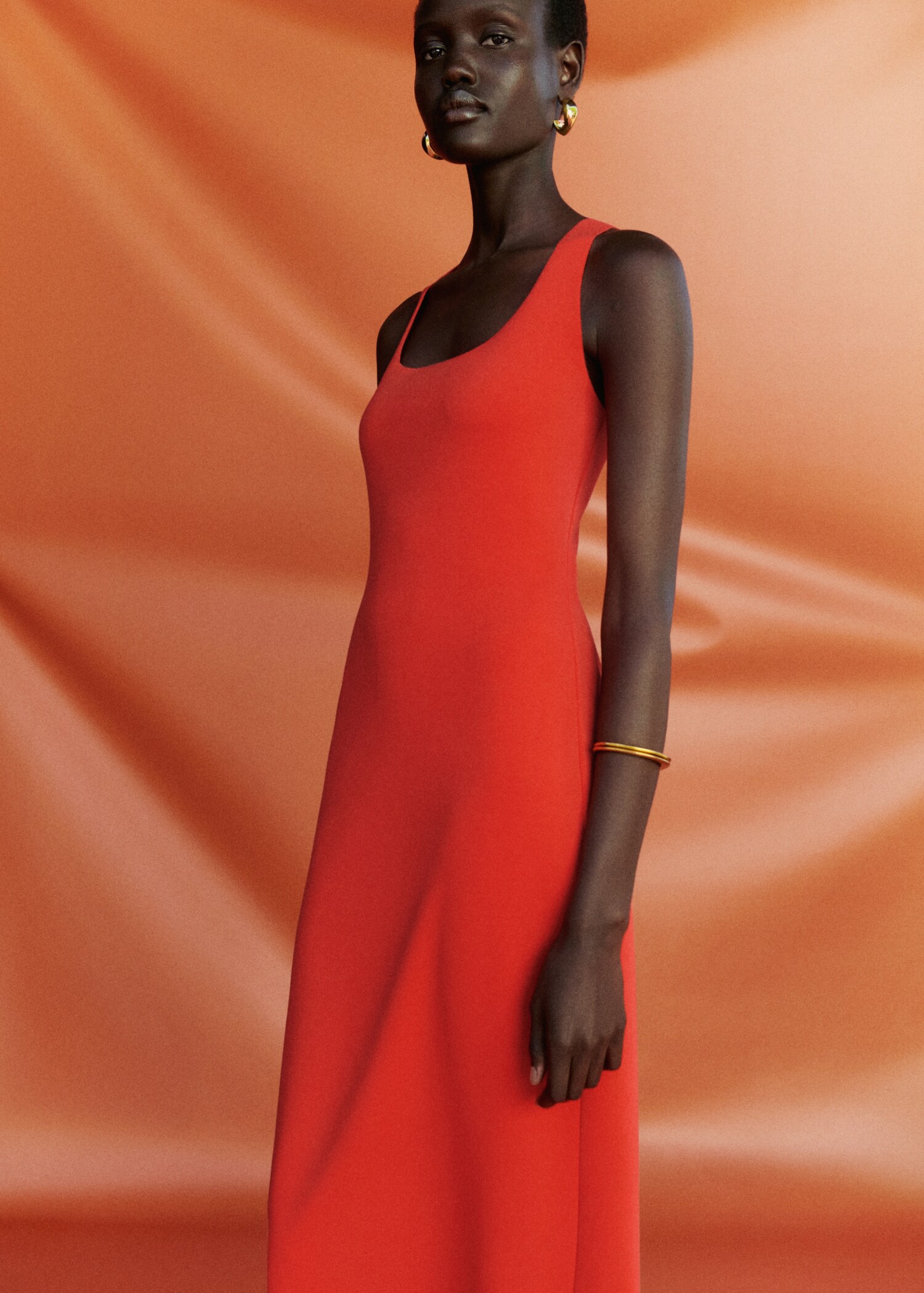 Midi-dress with straps - Details of the article 7