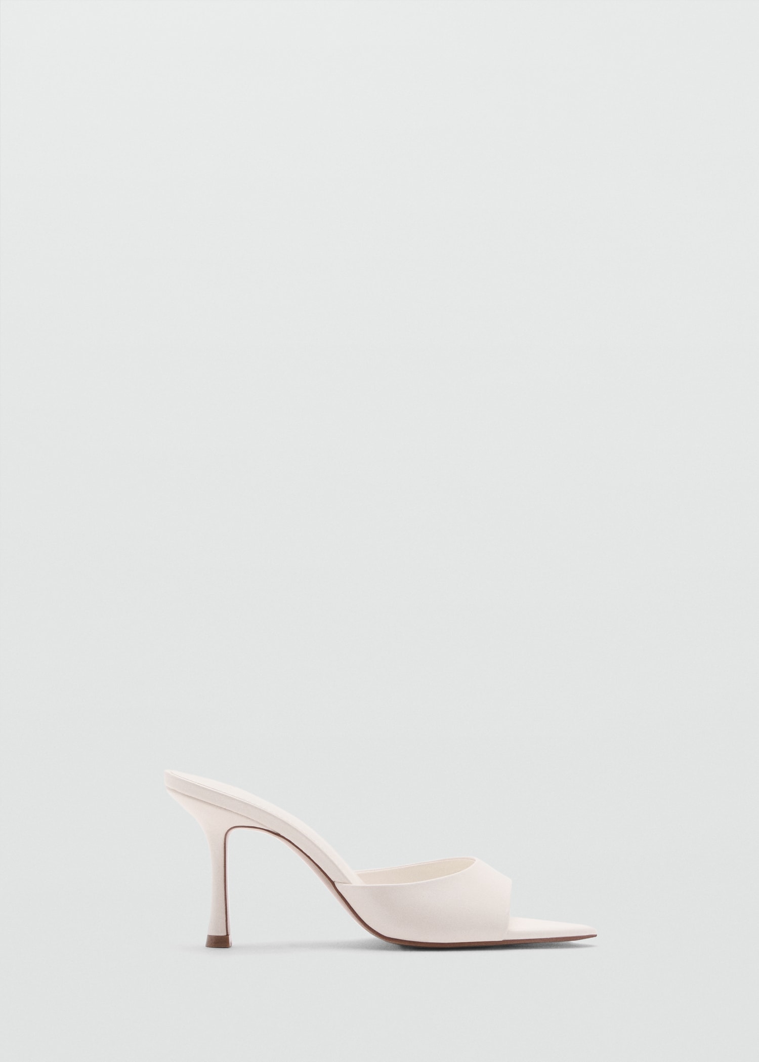 Metallic-effect heeled sandals - Article without model