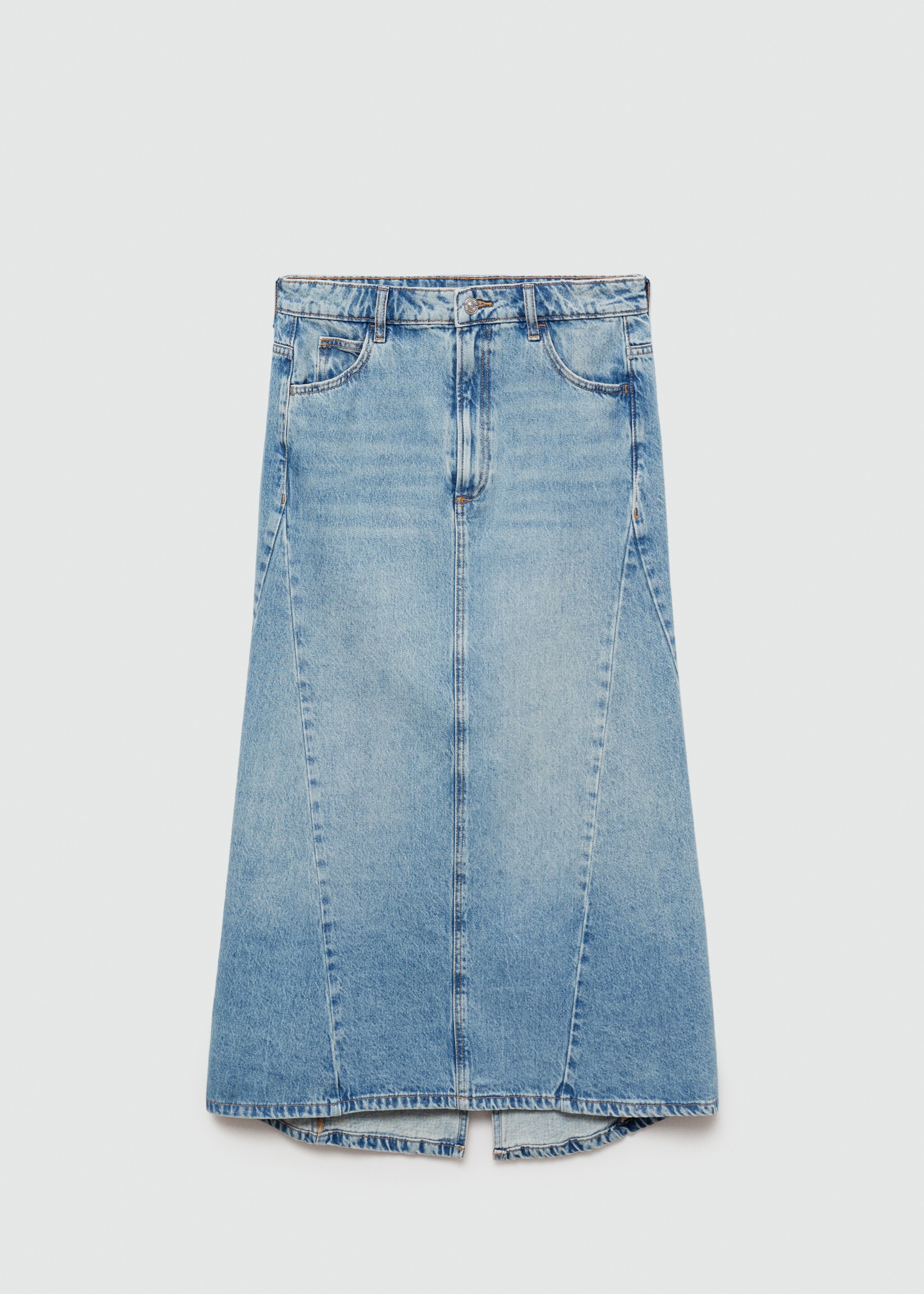 Slit denim skirt - Article without model