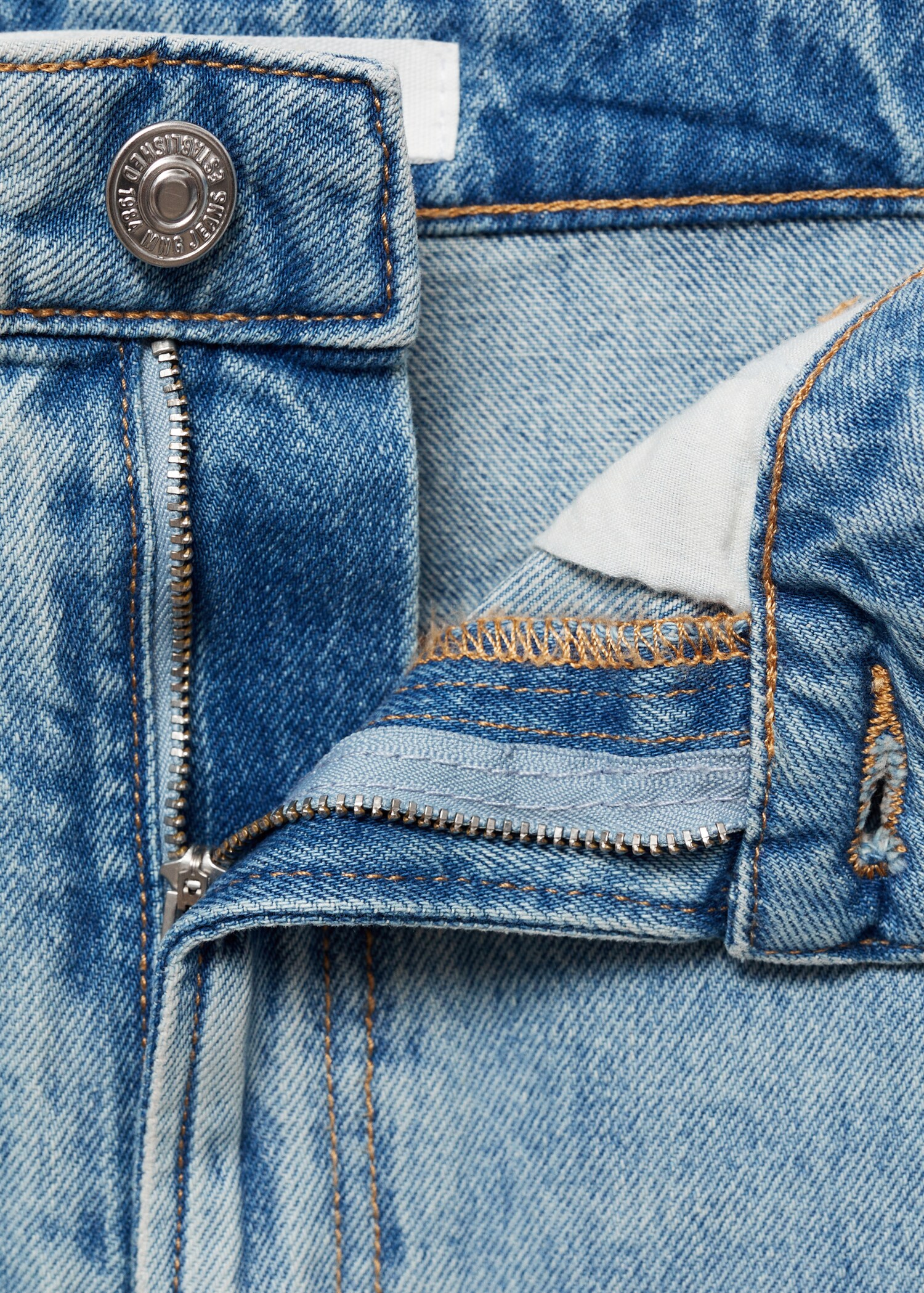 Φούστα denim σκίσιμο - Λεπτομέρεια του προϊόντος 8