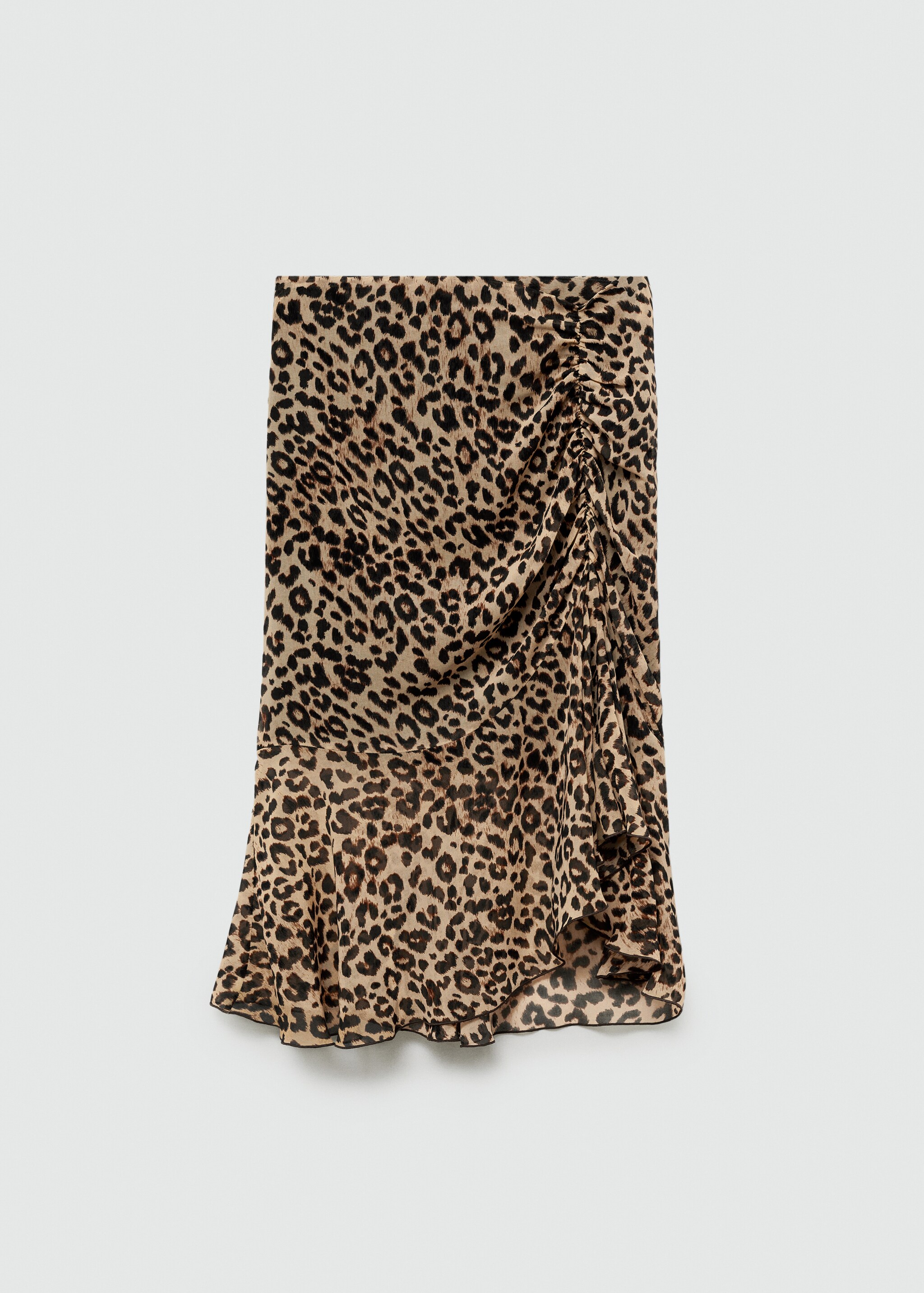 Leopard gathered skirt  - Article without model