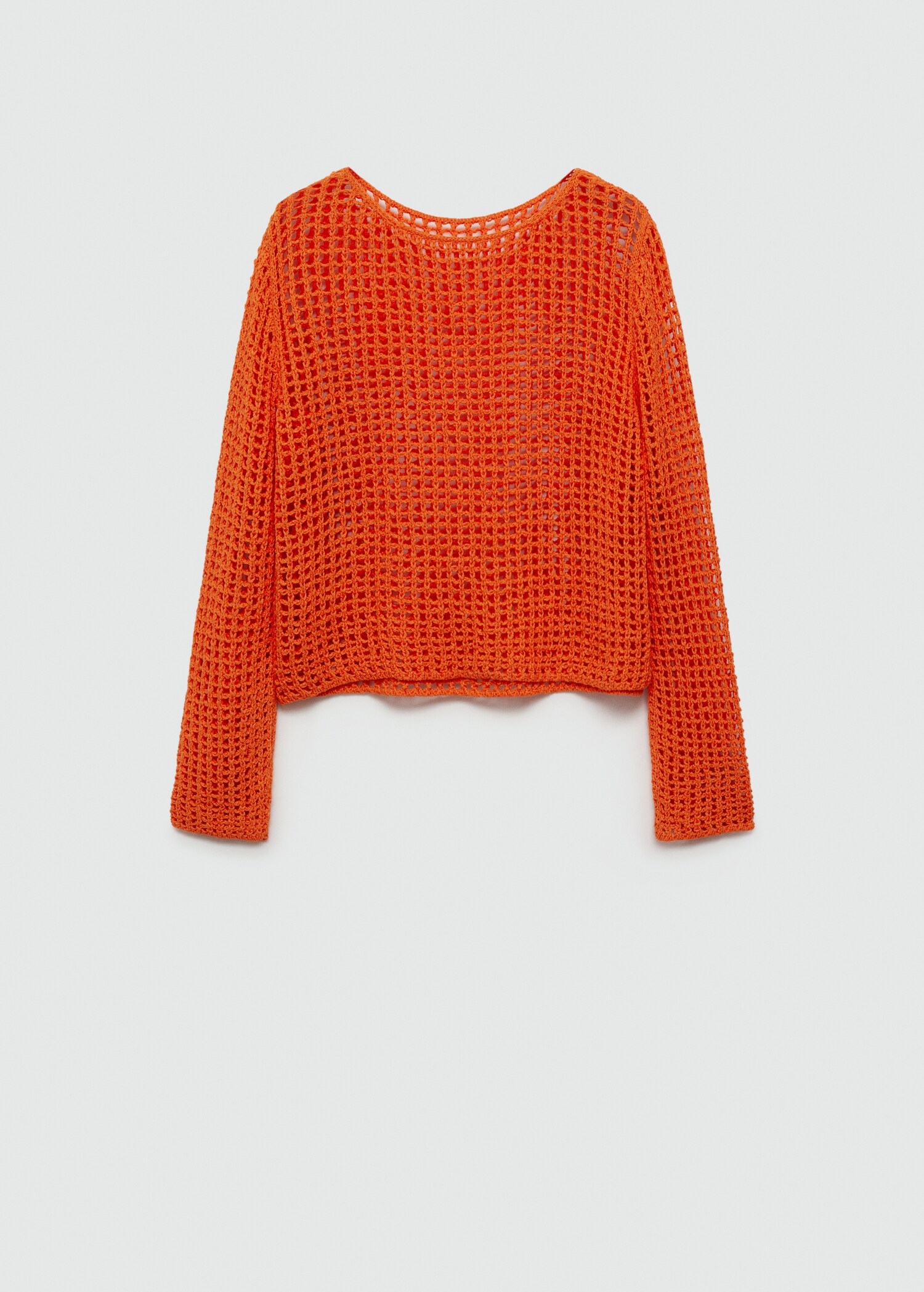 Openwork knit sweater - Article without model