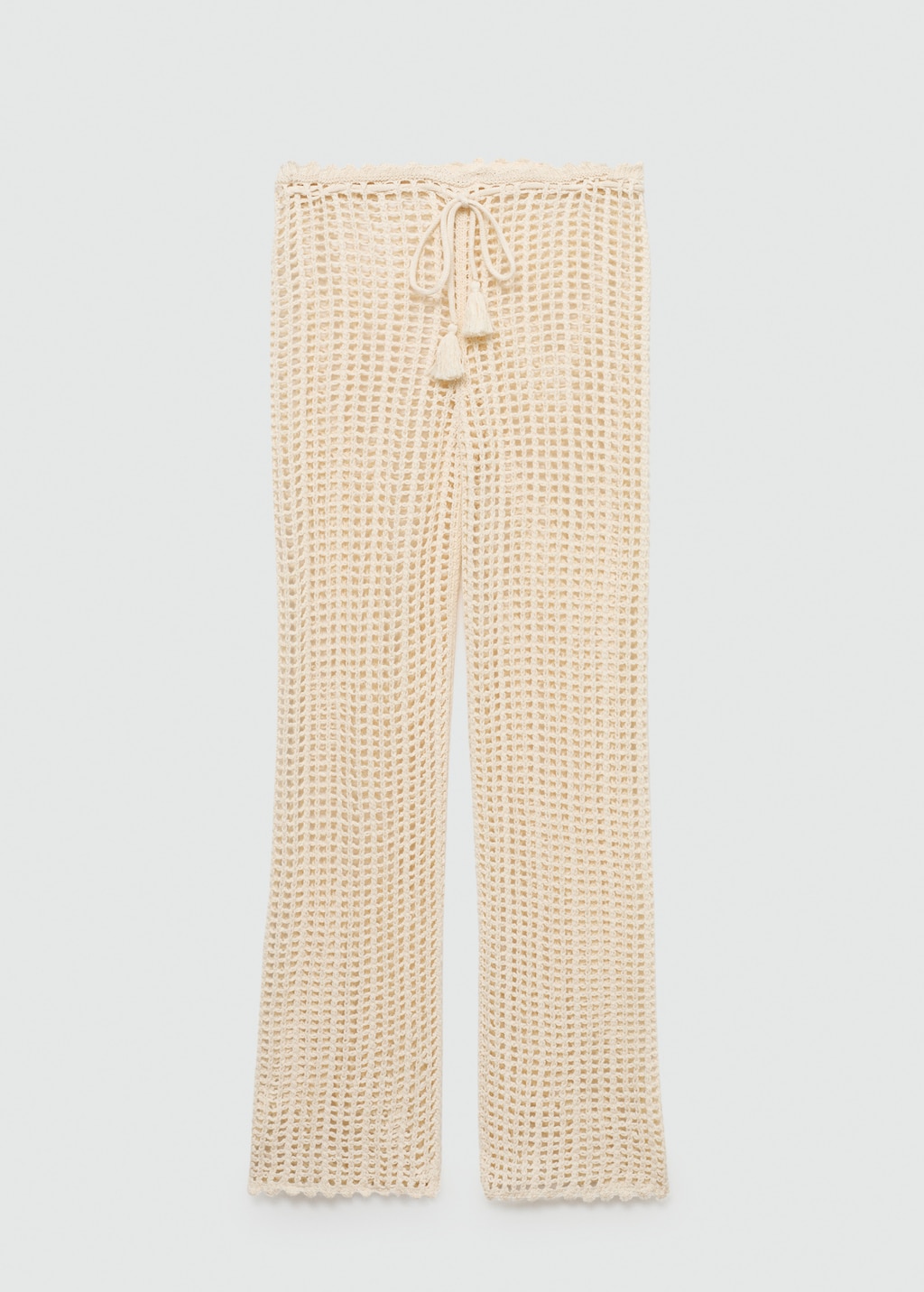 Pantalon punto beige shop