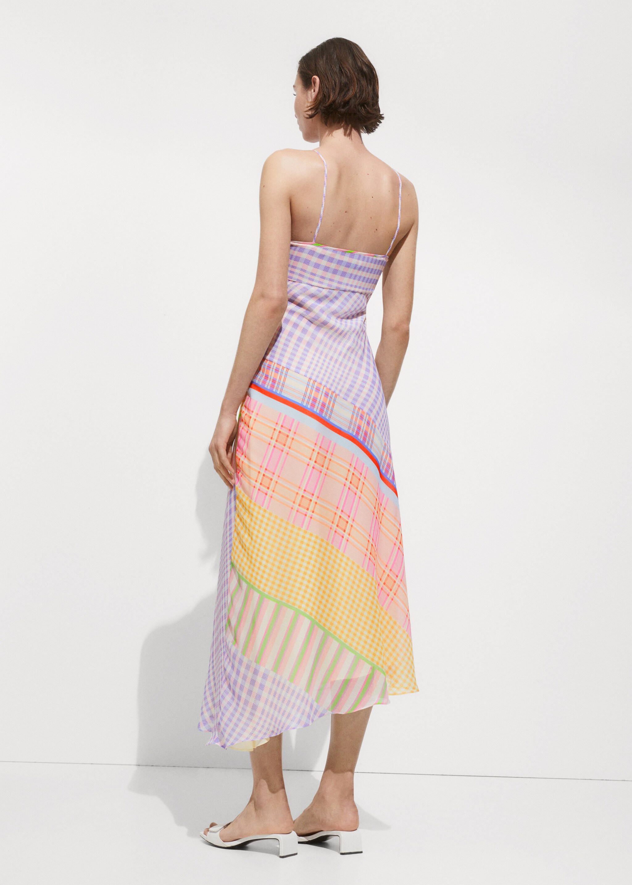 Vestido estampado tirantes - Reverso del artículo