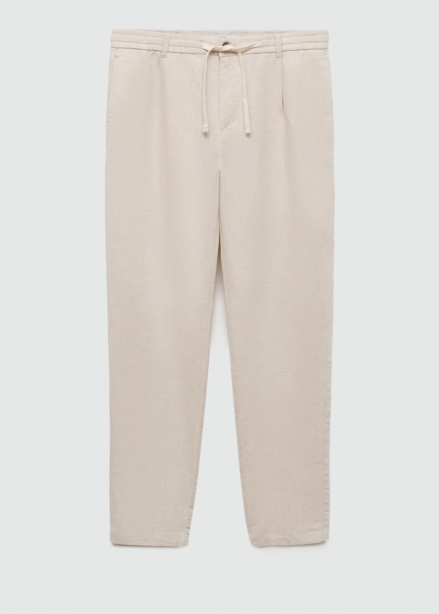 Pantalon slim fit lin cordon - Article sans modèle