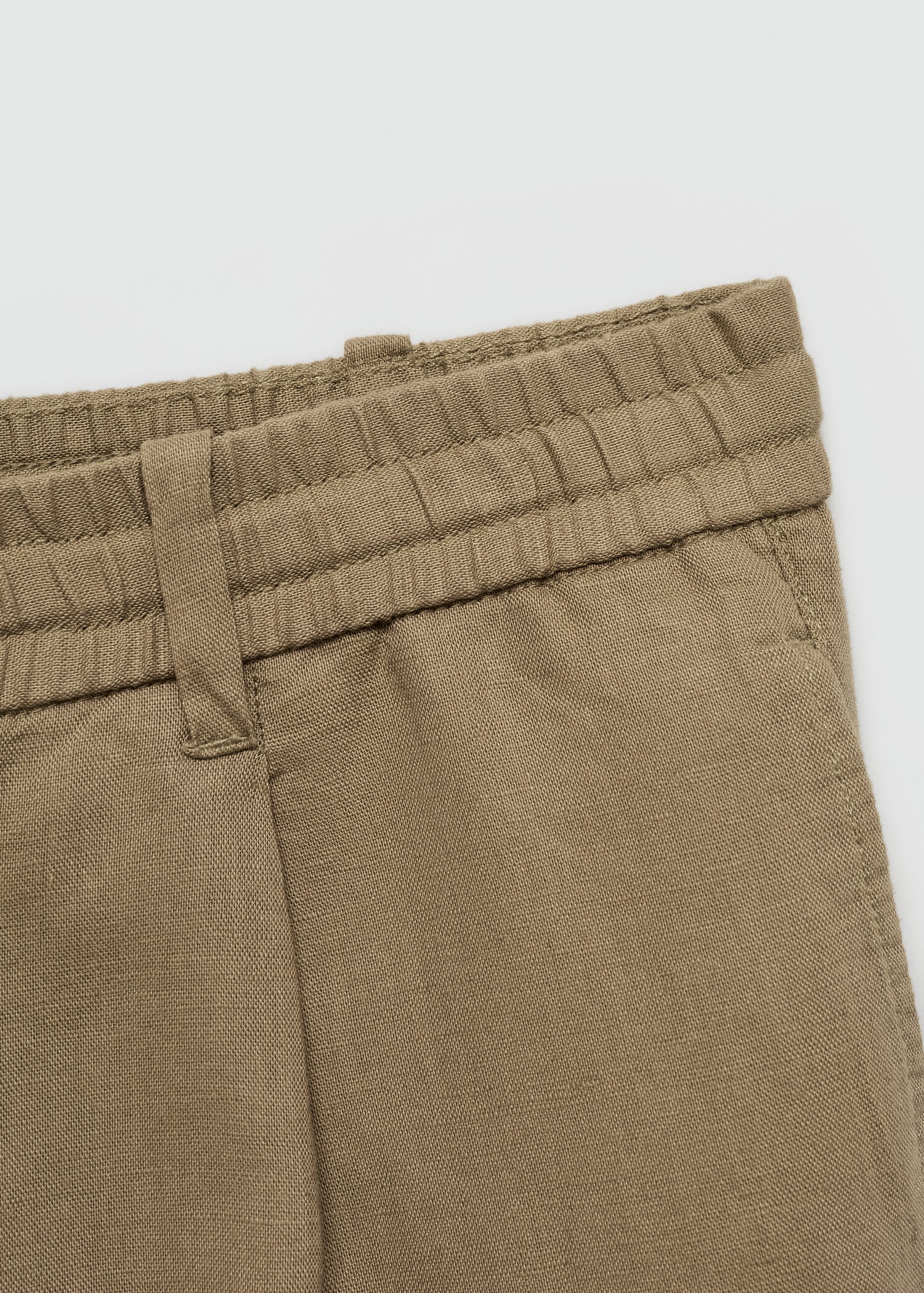 Pantalon slim fit lin cordon - Détail de l'article 0