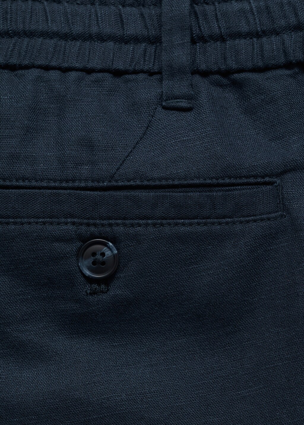 Pantalon slim fit lino cordon Hombre MANGO Espana Peninsula y Baleares