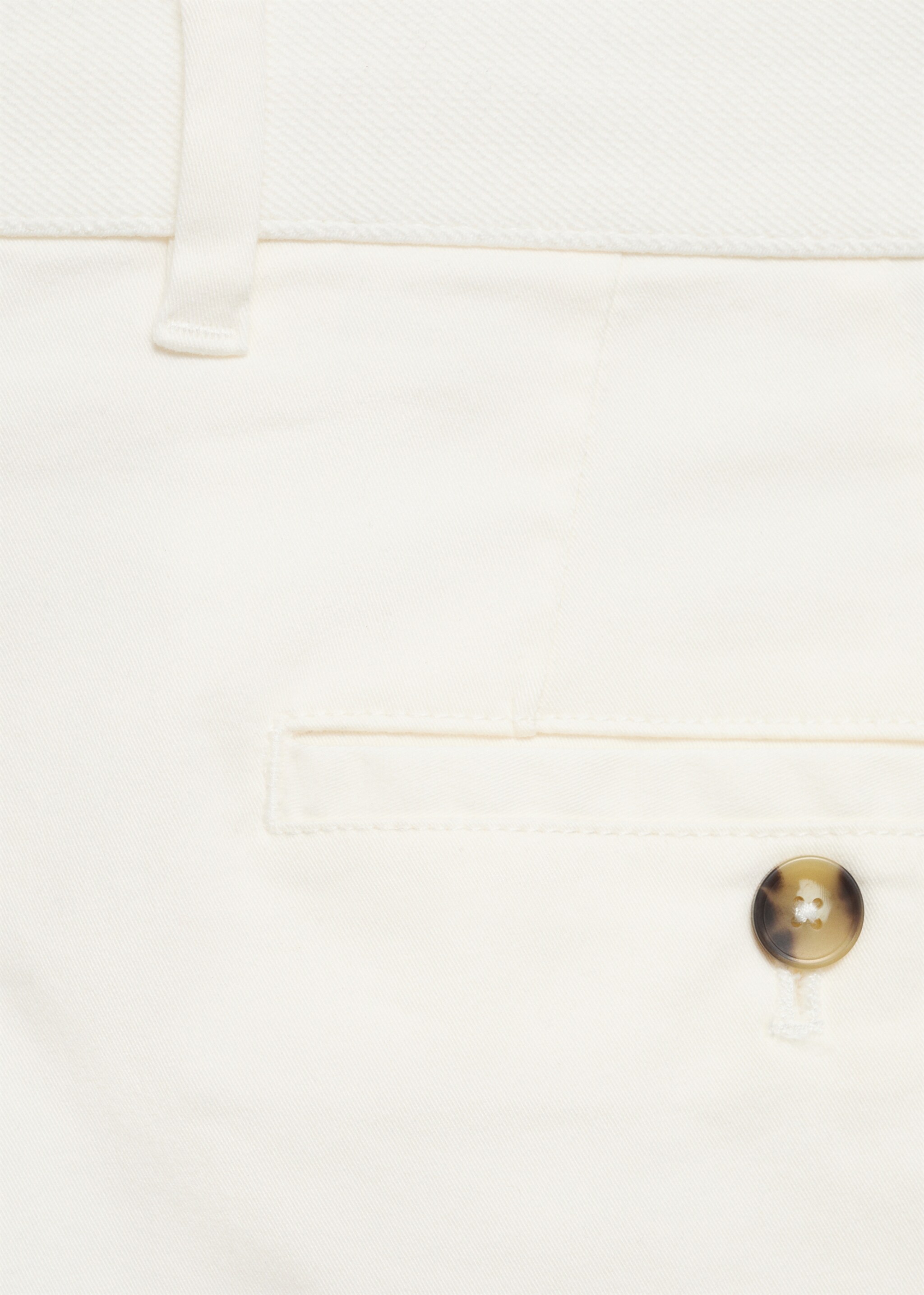 Cotton tapered crop trousers - Details of the article 0