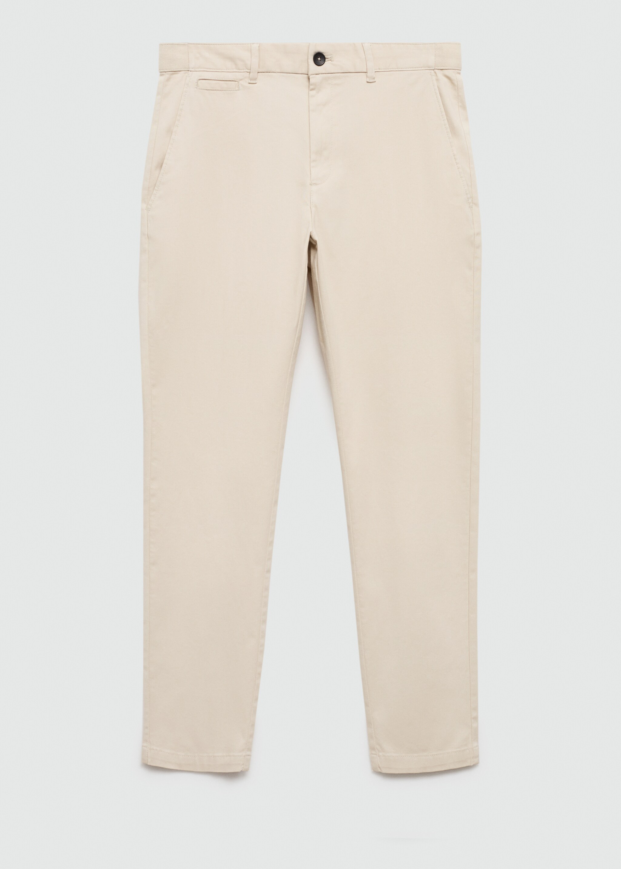 Cotton tapered crop trousers - Article without model