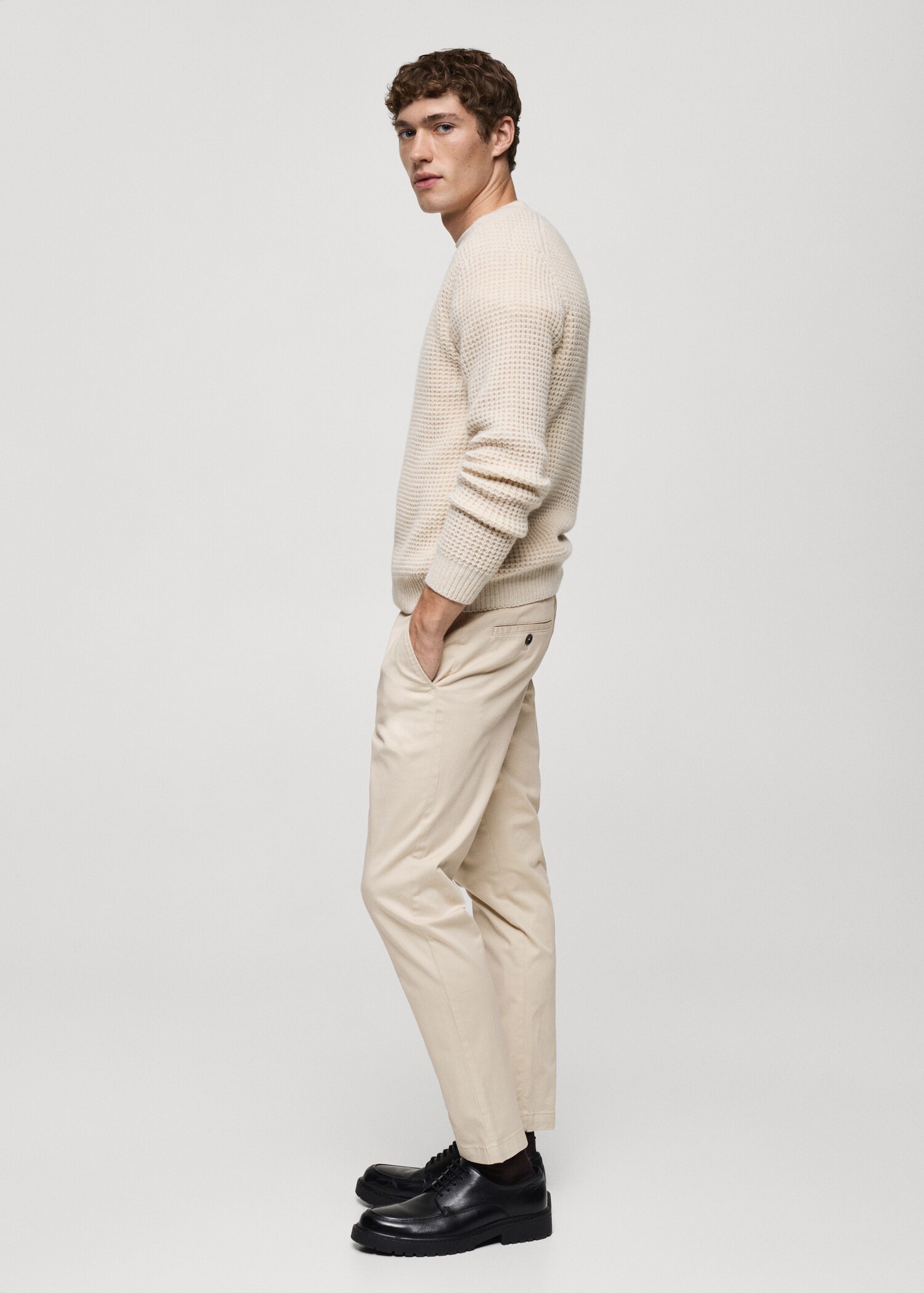 Pantalon coton tapered crop - Détail de l'article 2