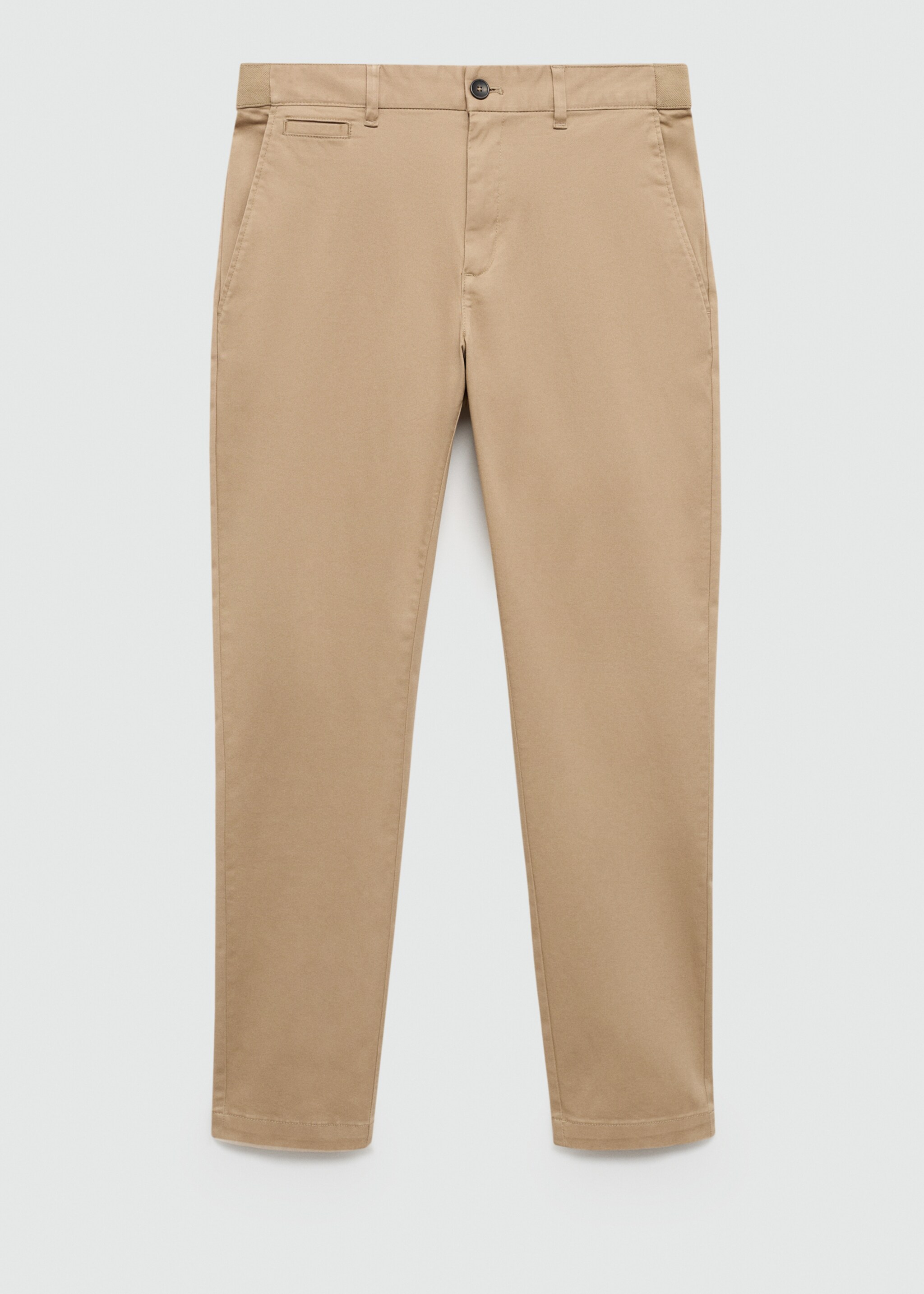 Укороченные брюки tapered из хлопка - Изделие без модели