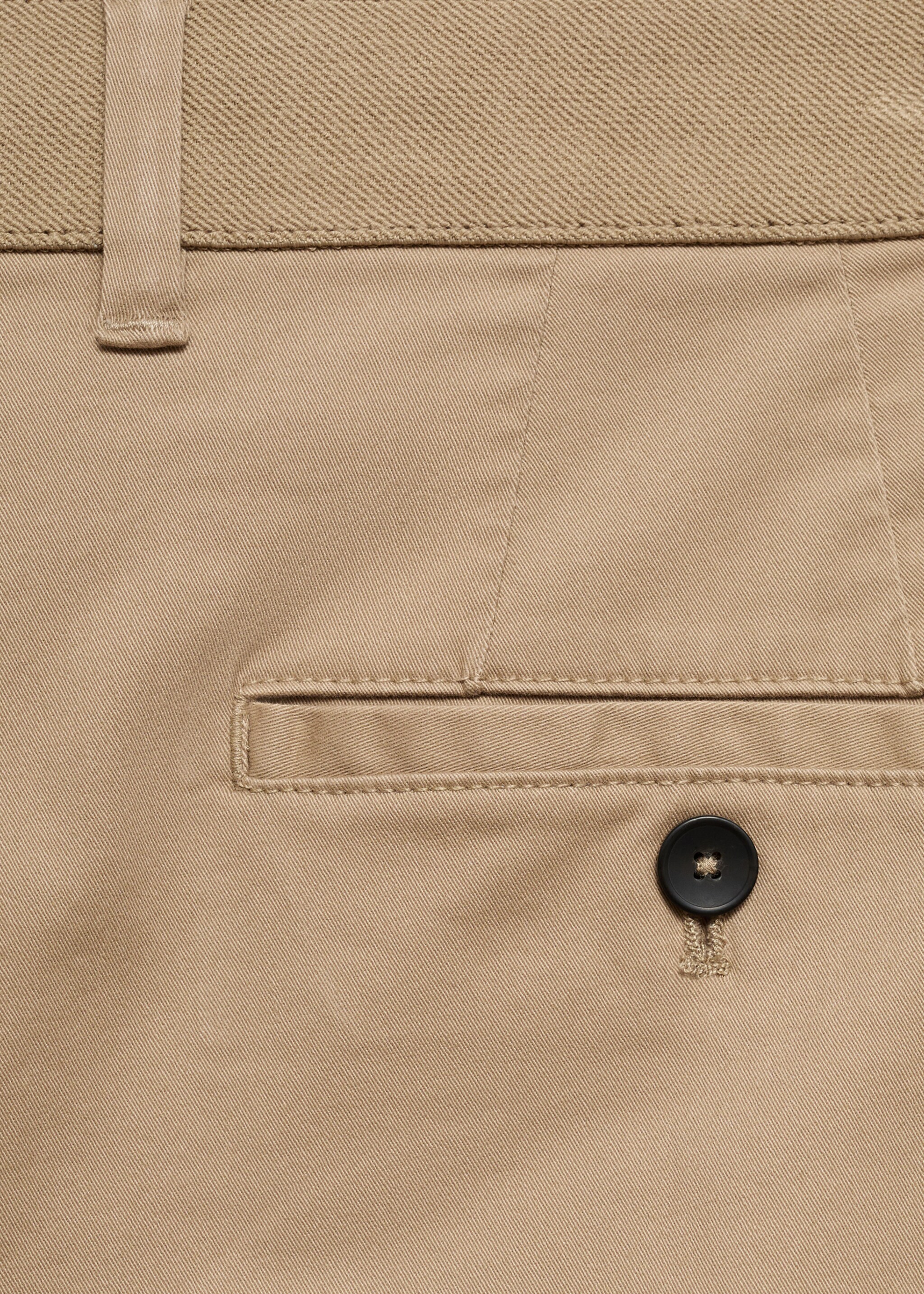 Укороченные брюки tapered из хлопка - Деталь изделия 0