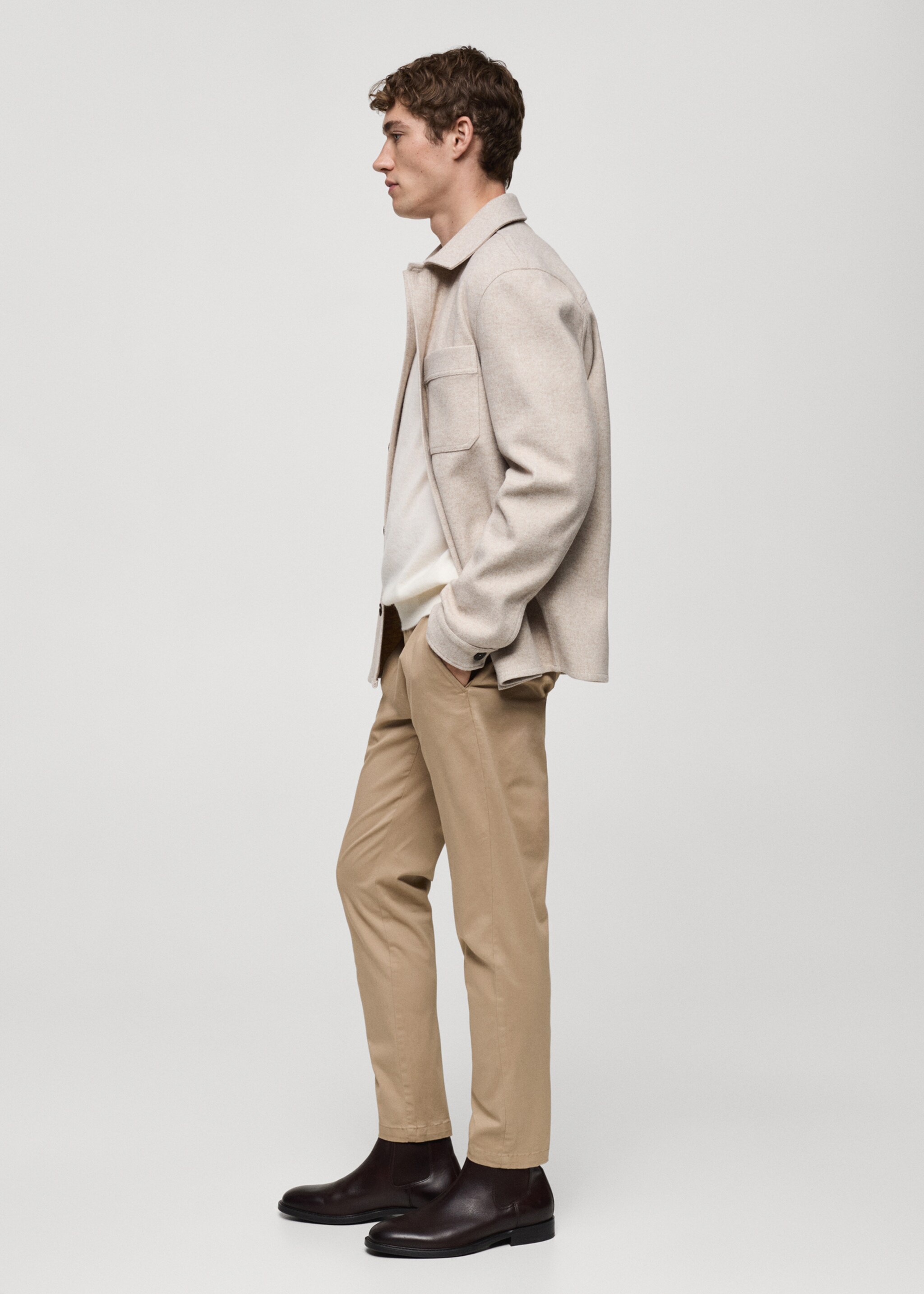 Укороченные брюки tapered из хлопка - Деталь изделия 2