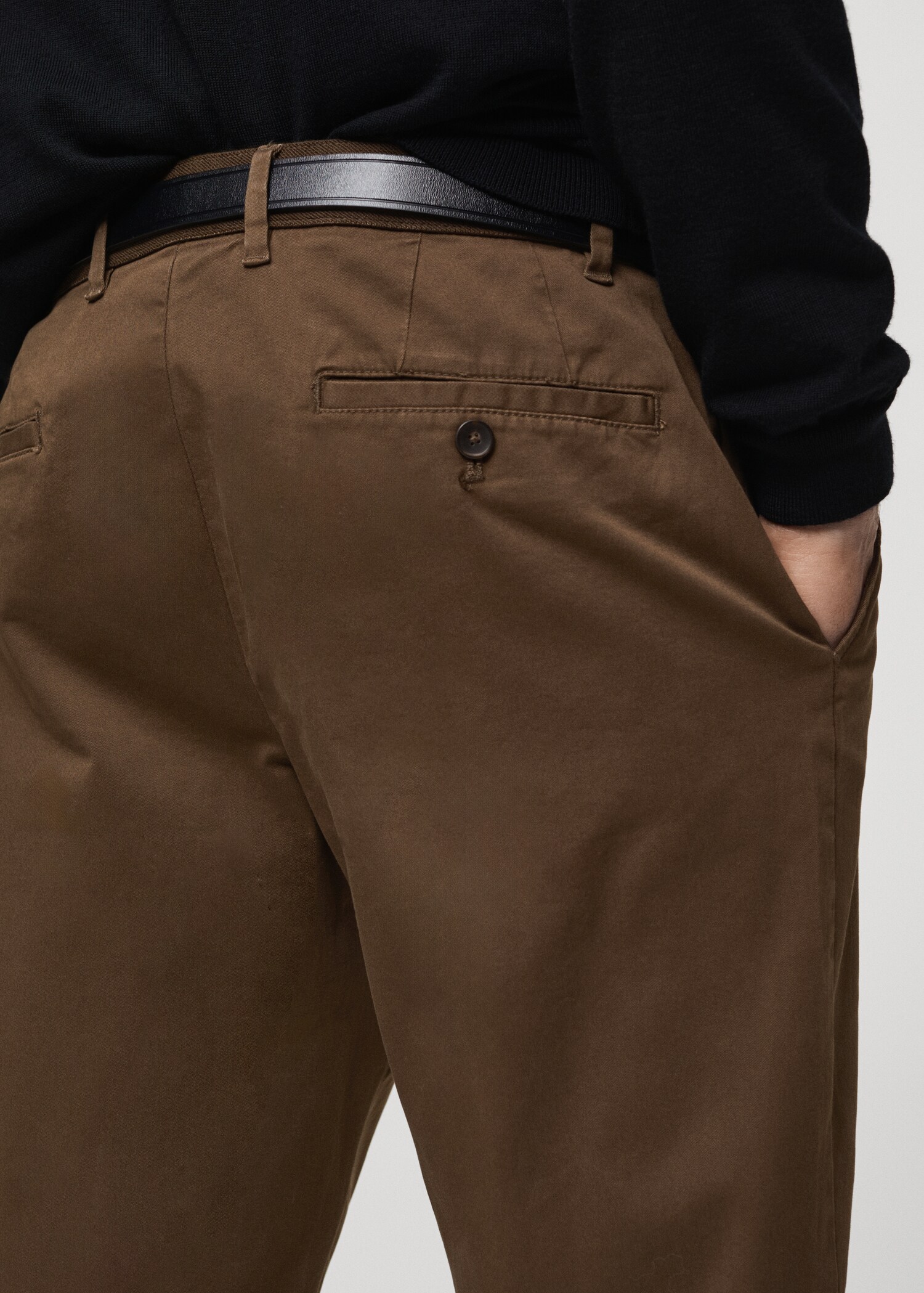 Pantalon coton tapered crop - Détail de l'article 6