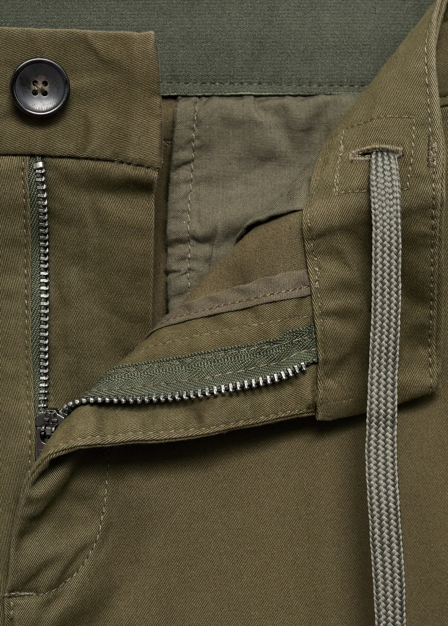 Pantalon coton tapered crop - Détail de l'article 8