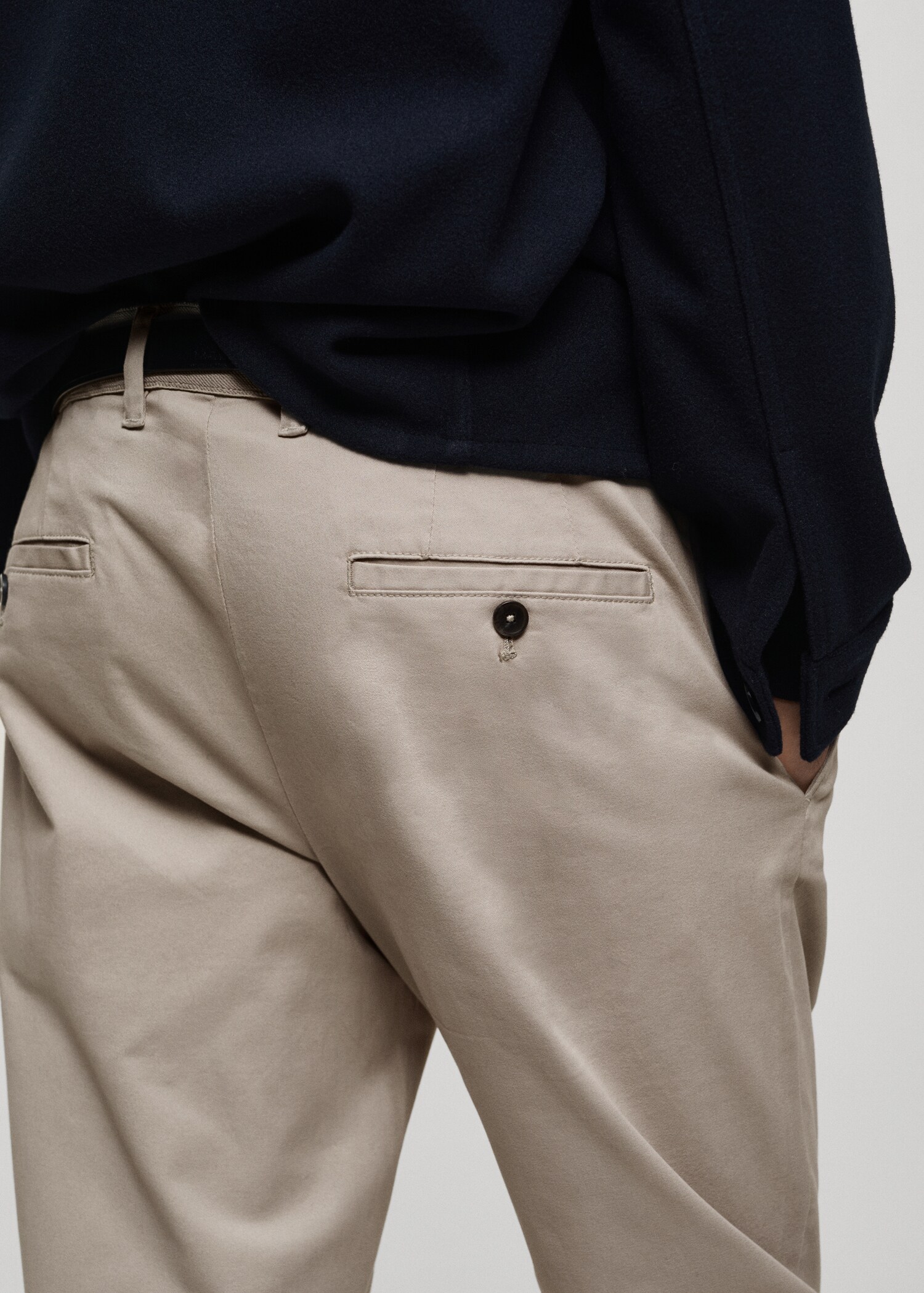Pantalon coton tapered crop - Détail de l'article 6