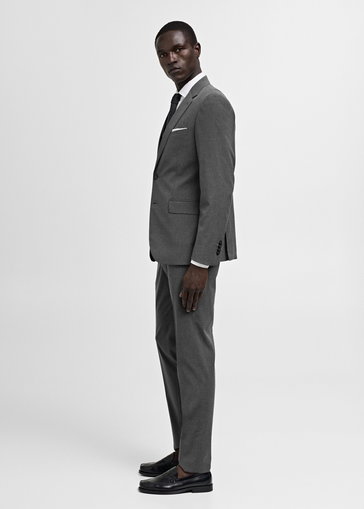 Slim Fit-Anzughose aus Comfort-Stretch-Gewebe - Detail des Artikels 1
