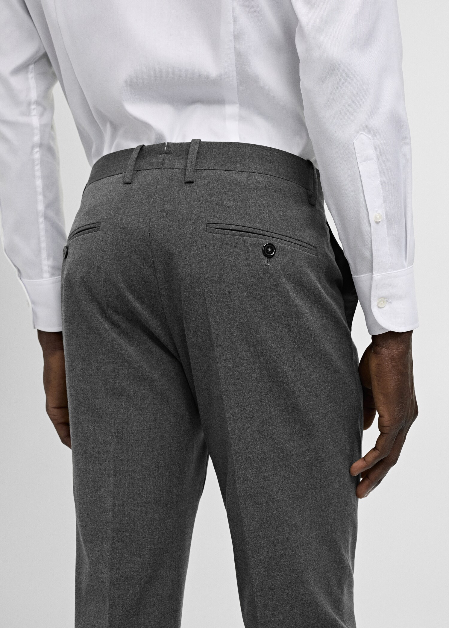 Slim Fit-Anzughose aus Comfort-Stretch-Gewebe - Detail des Artikels 2
