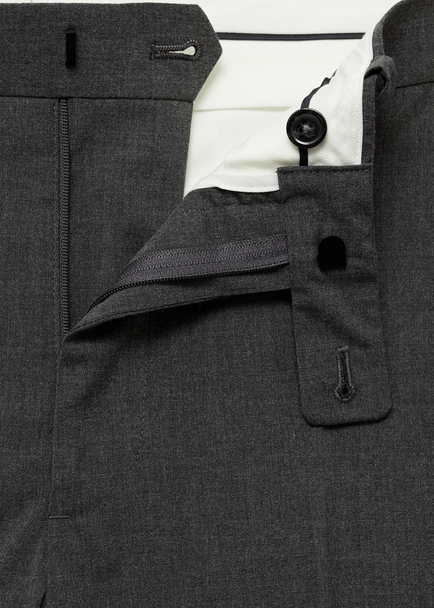 Slim Fit-Anzughose aus Comfort-Stretch-Gewebe - Detail des Artikels 8