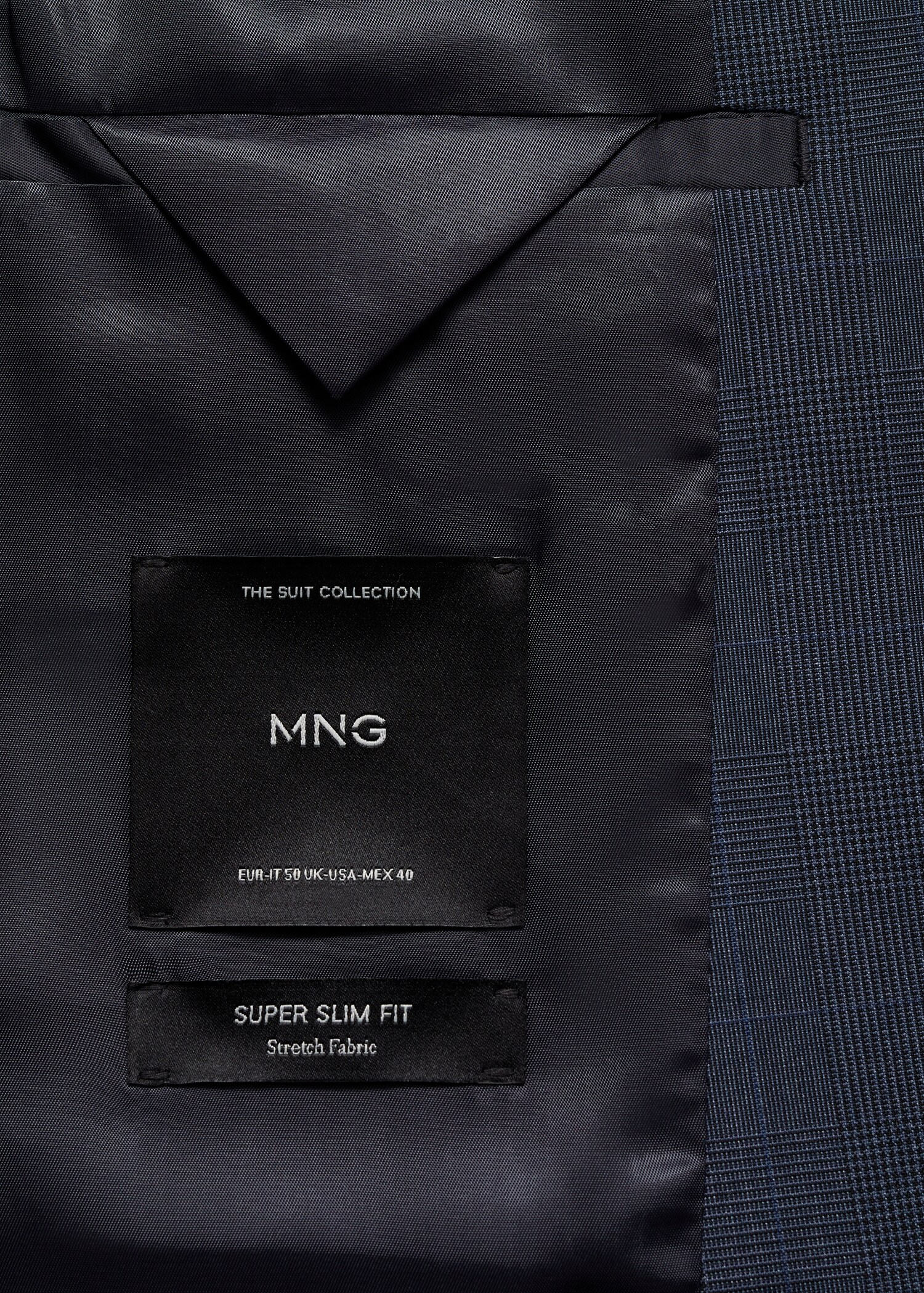 Super slim-fit suit jacket in stretch fabric - Details of the article 0