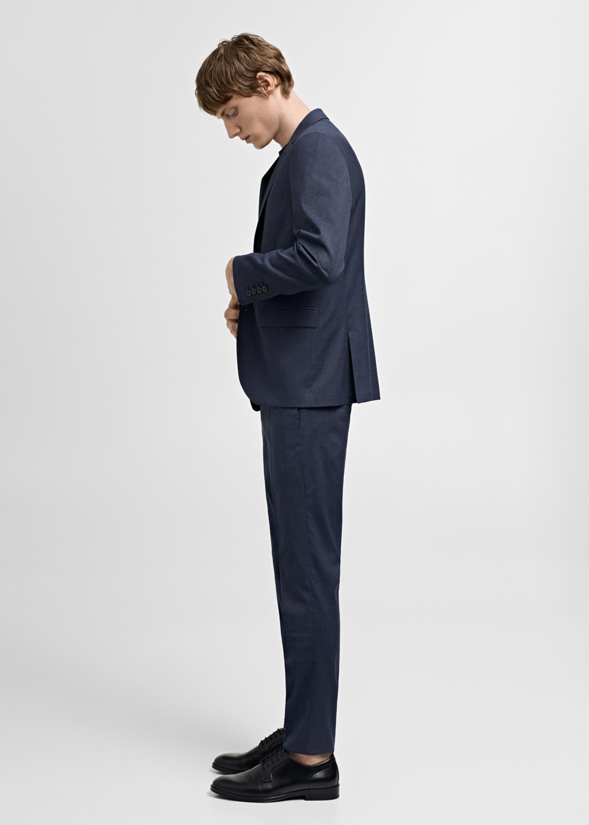 Super slim-fit suit jacket in stretch fabric - Details of the article 2
