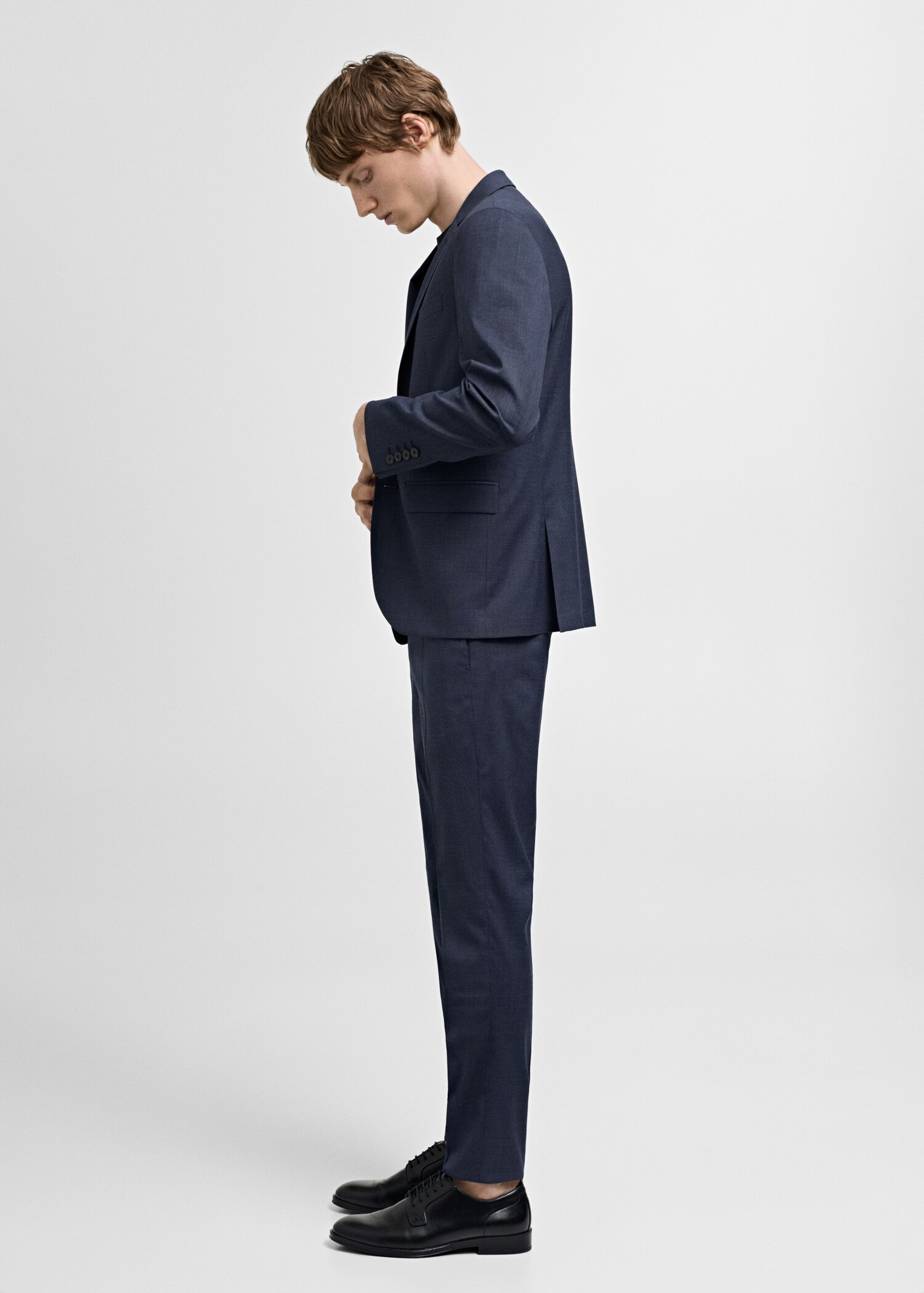 Super slim-fit suit jacket in stretch fabric - Details of the article 2