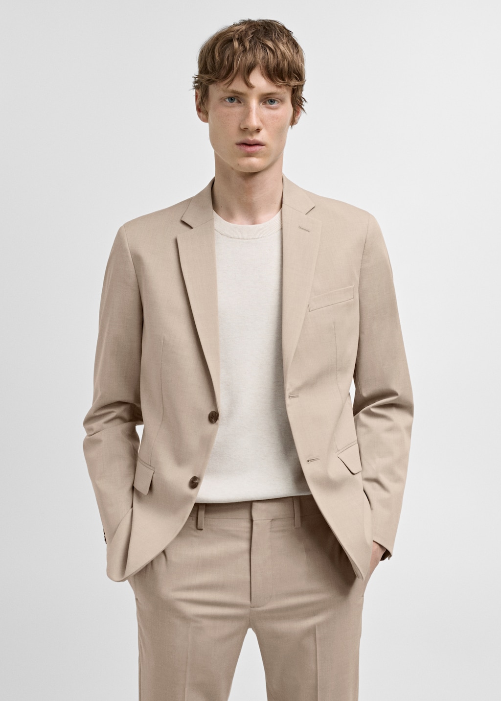 Mango Super Slim Fit-Anzugsakko aus Stretchgewebe