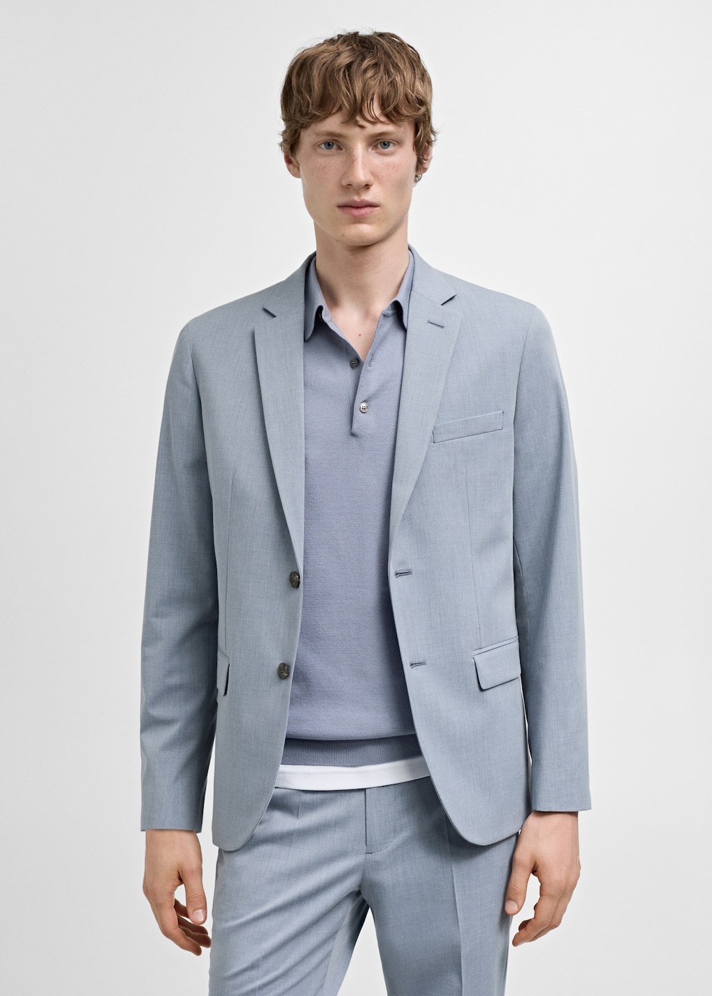 Mango Super Slim Fit-Anzugsakko aus Stretchgewebe