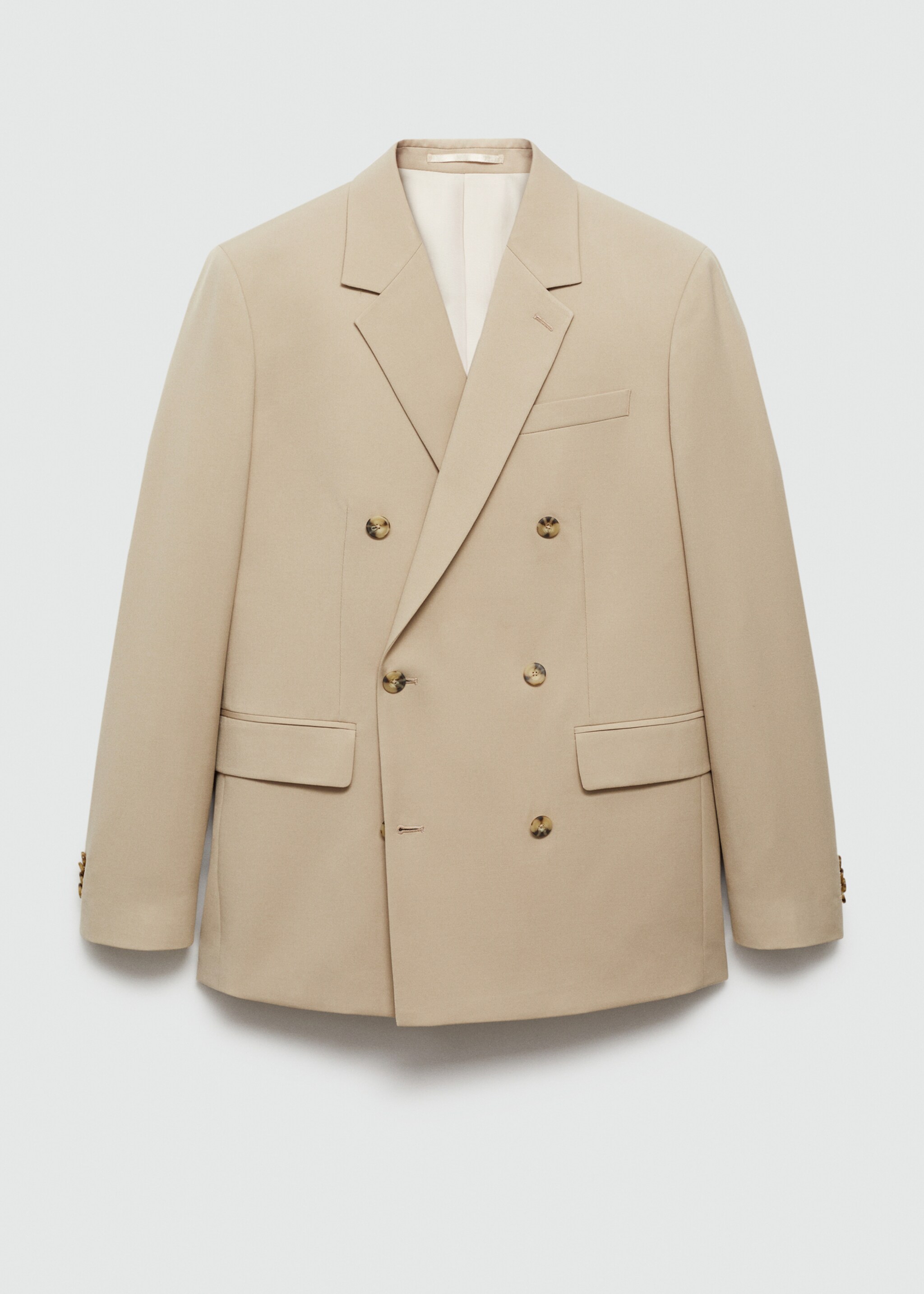 Double-breasted regular-fit suit jacket - Article without model