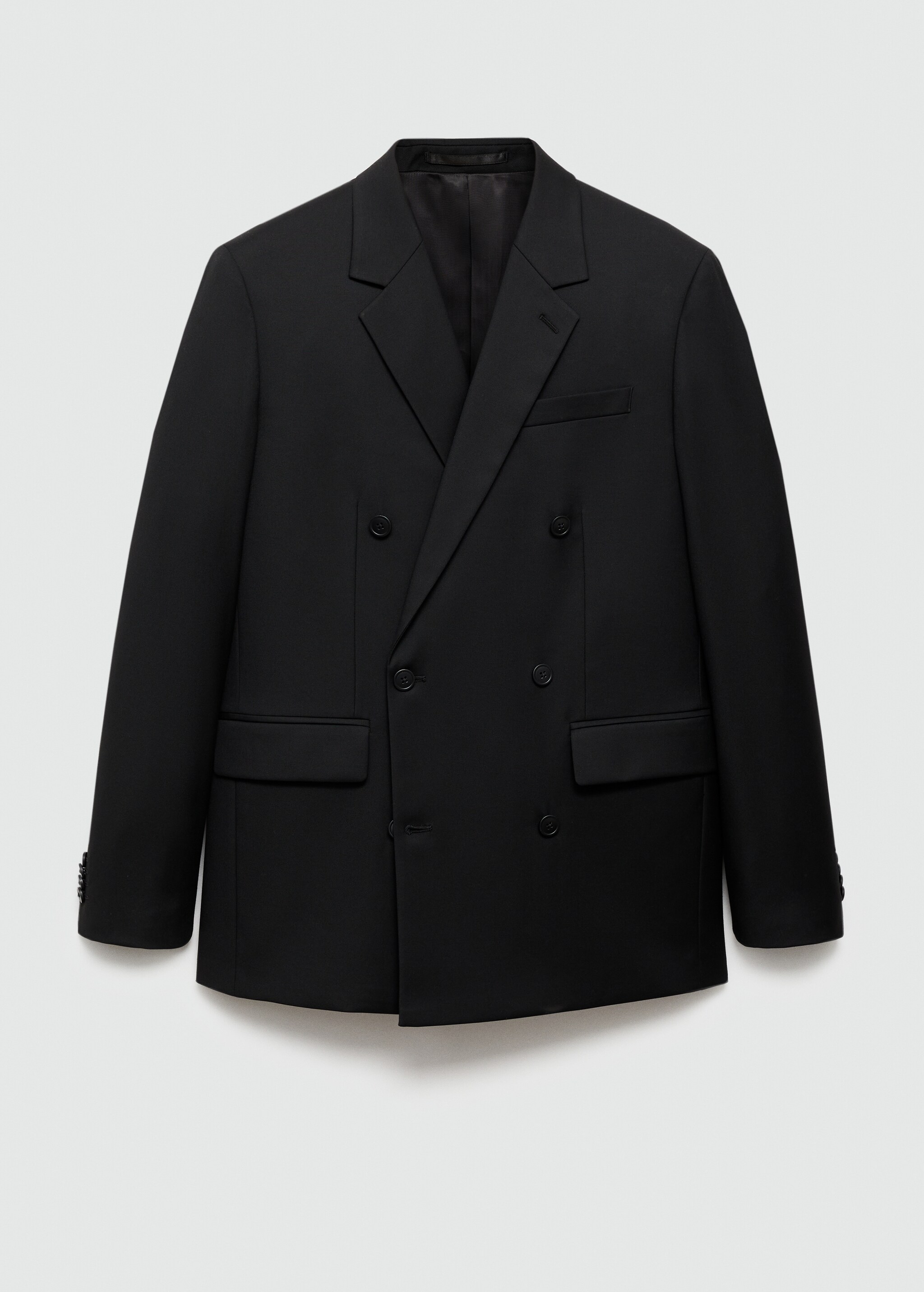 Double-breasted regular-fit suit jacket - Article without model