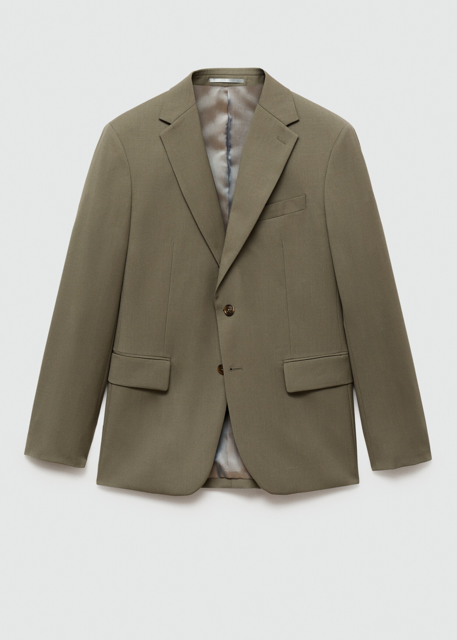100% virgin wool slim-fit suit jacket - Article without model