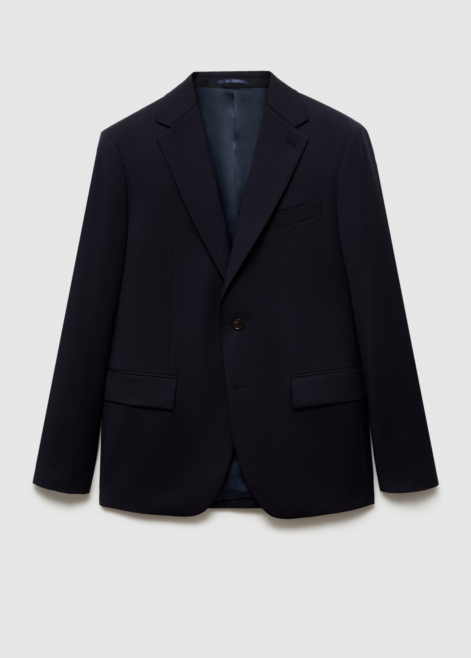 100% virgin wool slim-fit suit jacket - Article without model