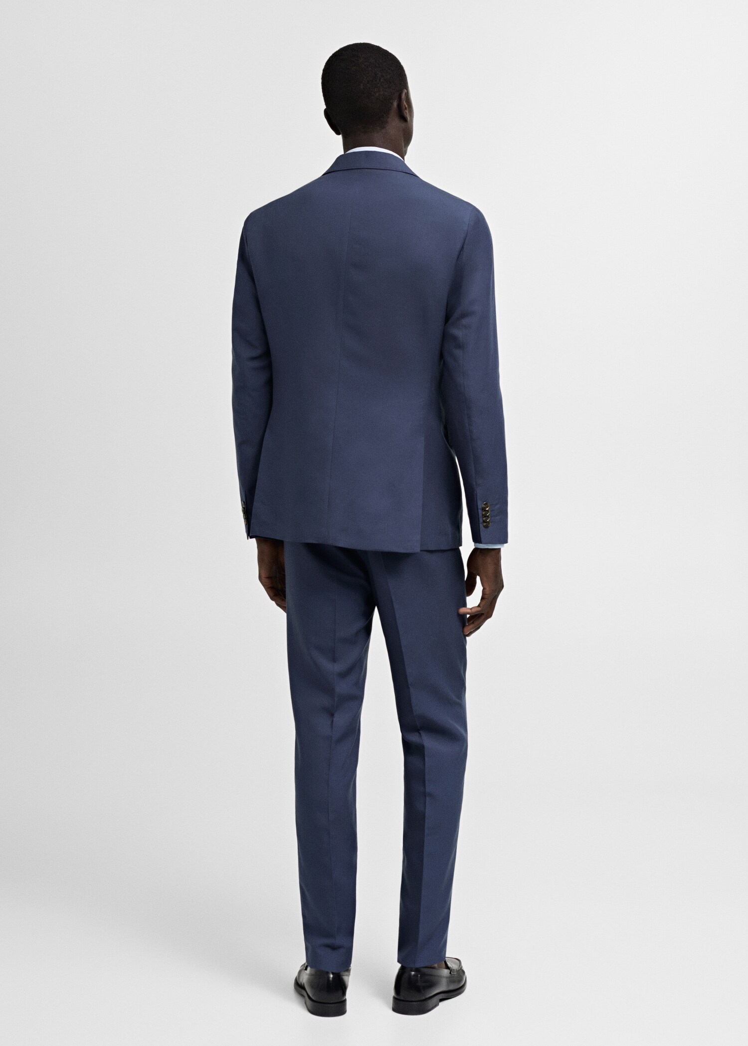 Stretch-fabric slim-fit suit jacket - Reverse of the article